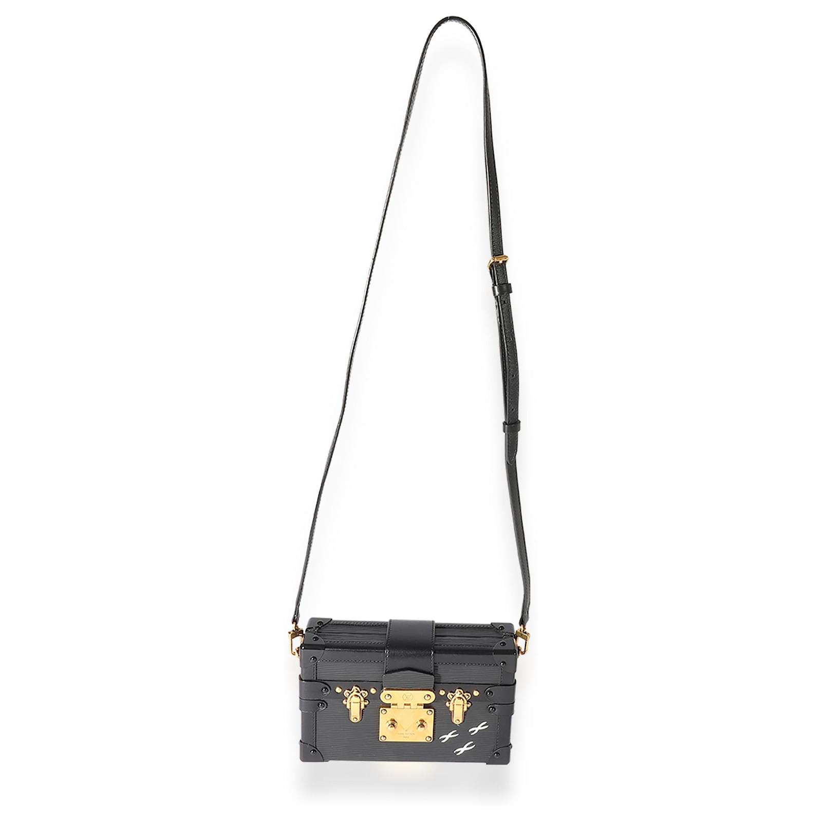 Louis Vuitton Black Epi Electric Petite Malle Leather ref.659536 - Joli  Closet