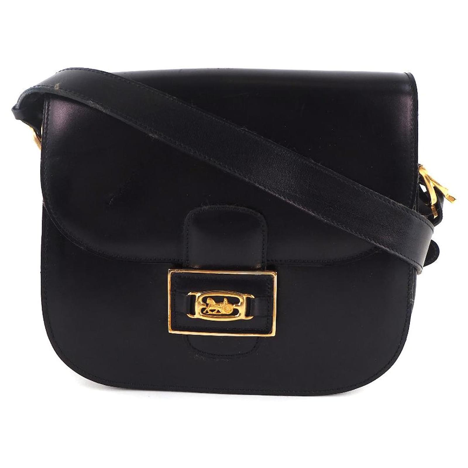 Céline Celine Black Leather ref.659636 - Joli Closet