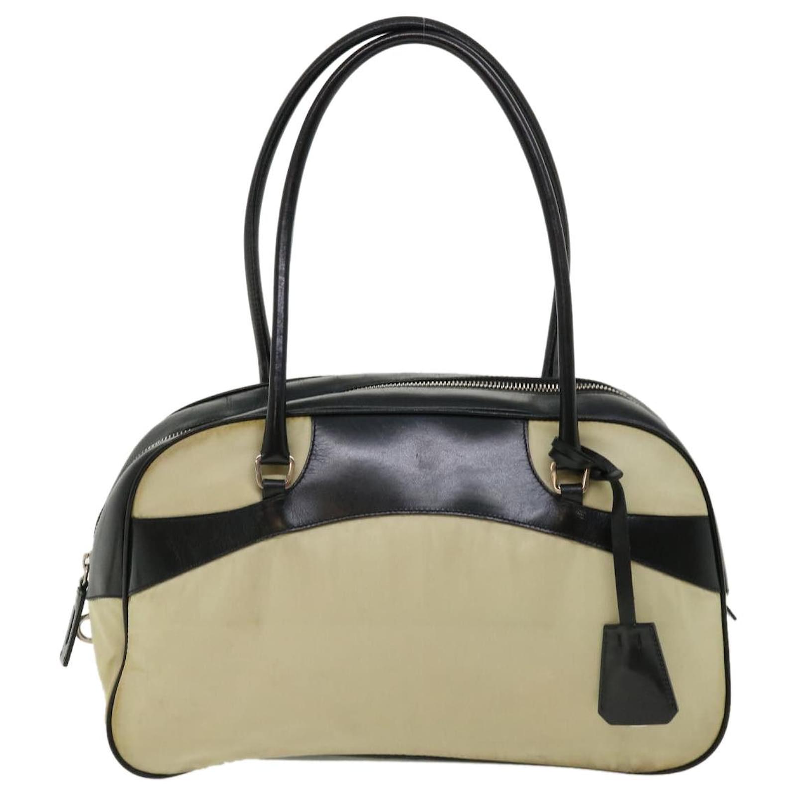 Prada Tasche Beige Schwarz – Luxus Store