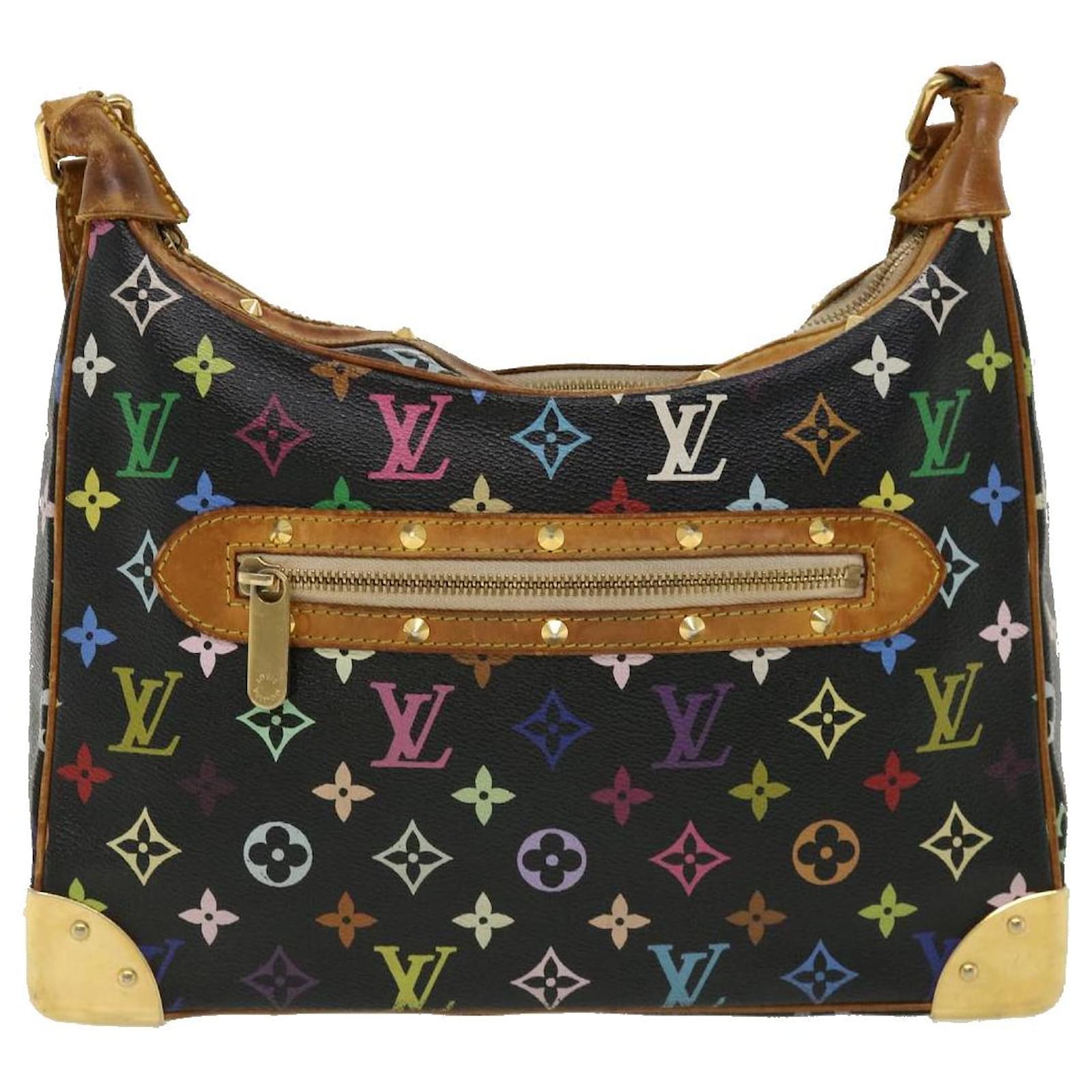 Louis Vuitton Black Monogram Multicolore Boulogne Bag. Condition:, Lot  #16059