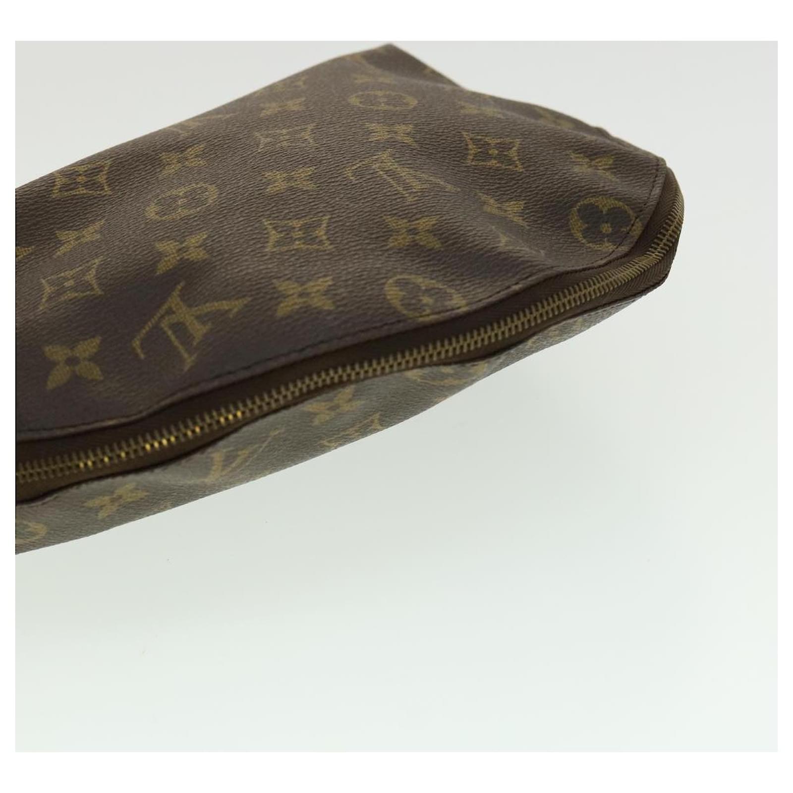 Louis Vuitton Monogram Trousse Demi-Ronde M47520 Pouch Monogram