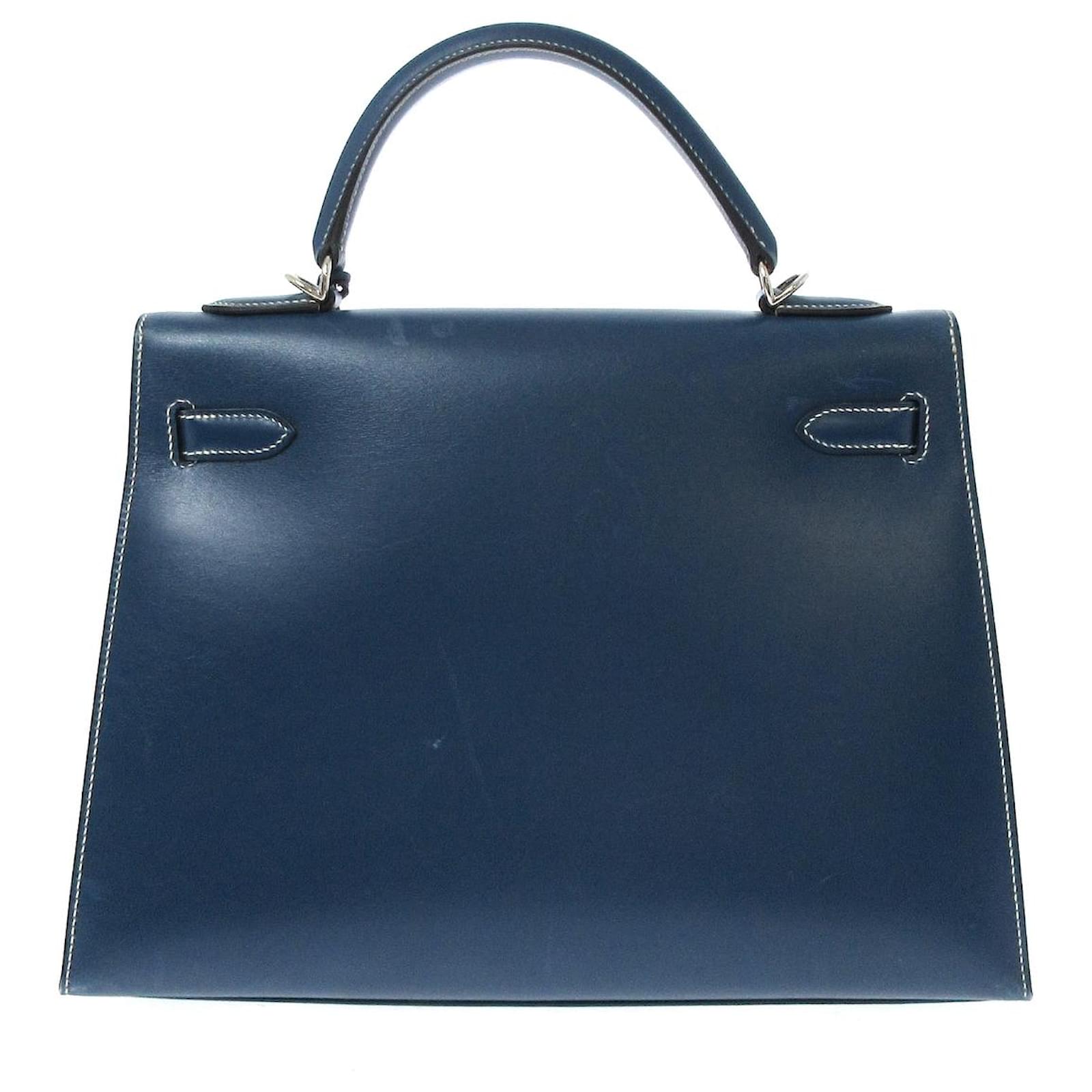 Hermès hermes kelly Blue Leather ref.660255 - Joli Closet