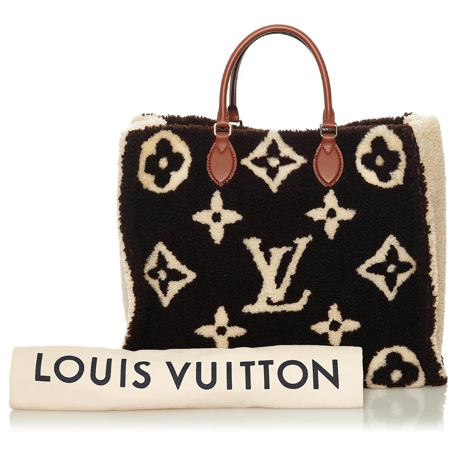 Louis Vuitton Fleece Teddy OnTheGo GM Tote