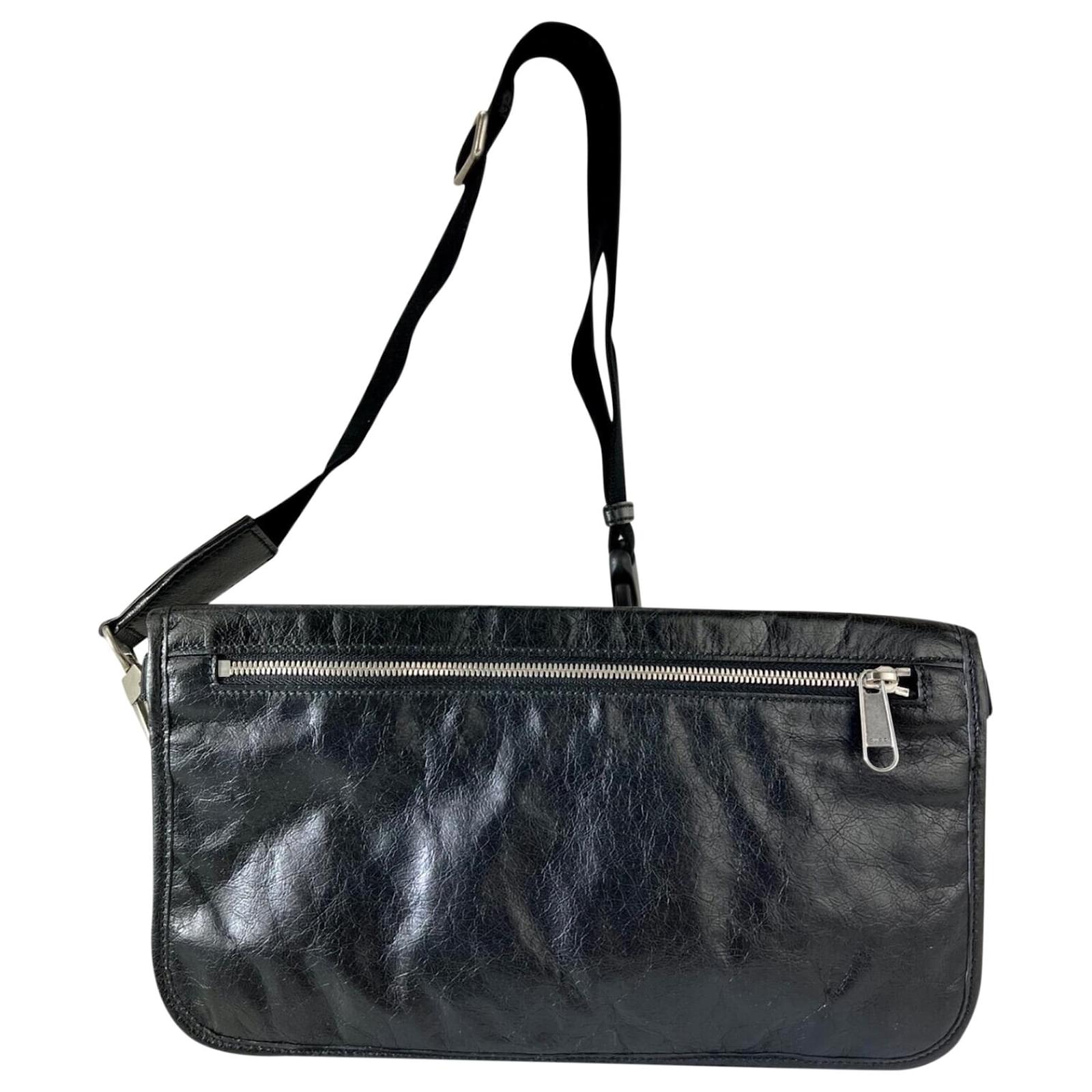 WMNS) GUCCI Silver Double G Leather Chain Shoulder Messenger Bag Smal -  KICKS CREW