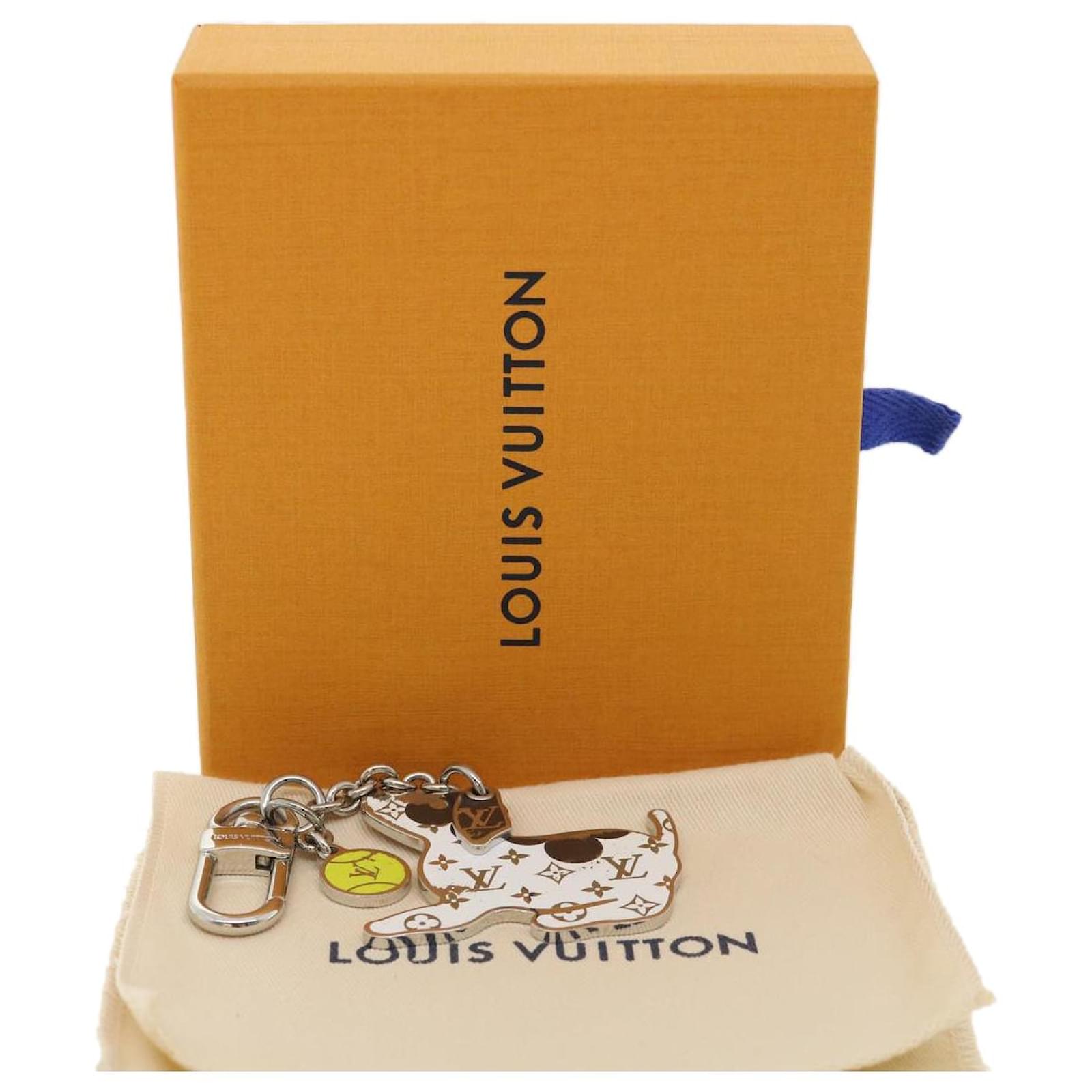LOUIS VUITTON LOUIS VUITTON LV Dog Key Holder Bag Charm M00747 metal Silver  Used Women SHW M00747