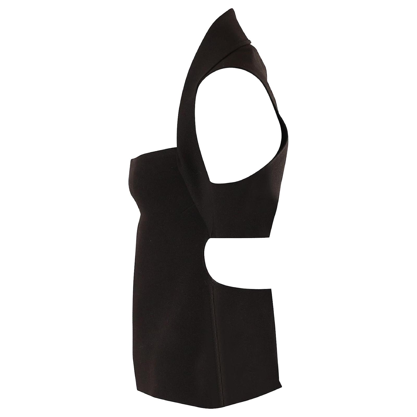 Shape Crop top découpé noir à dos nageur | FR