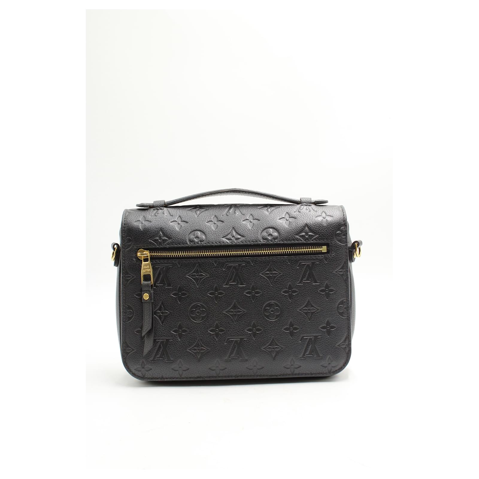 Louis Vuitton 2022 Black Pochette Metis Monogram Empreinte Bag The