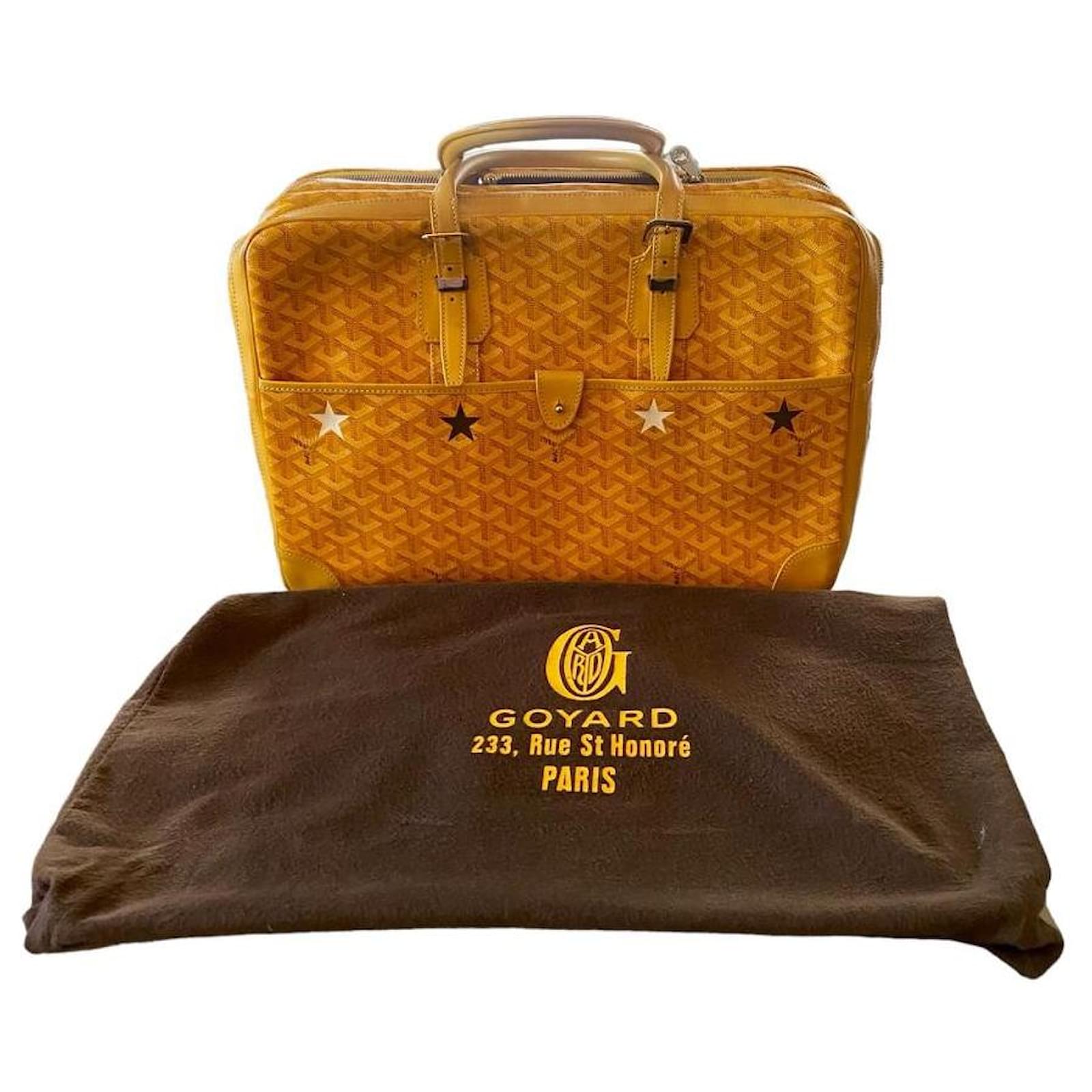 Goyard Yellow Ambassade large briefcase ref.662972 - Joli Closet