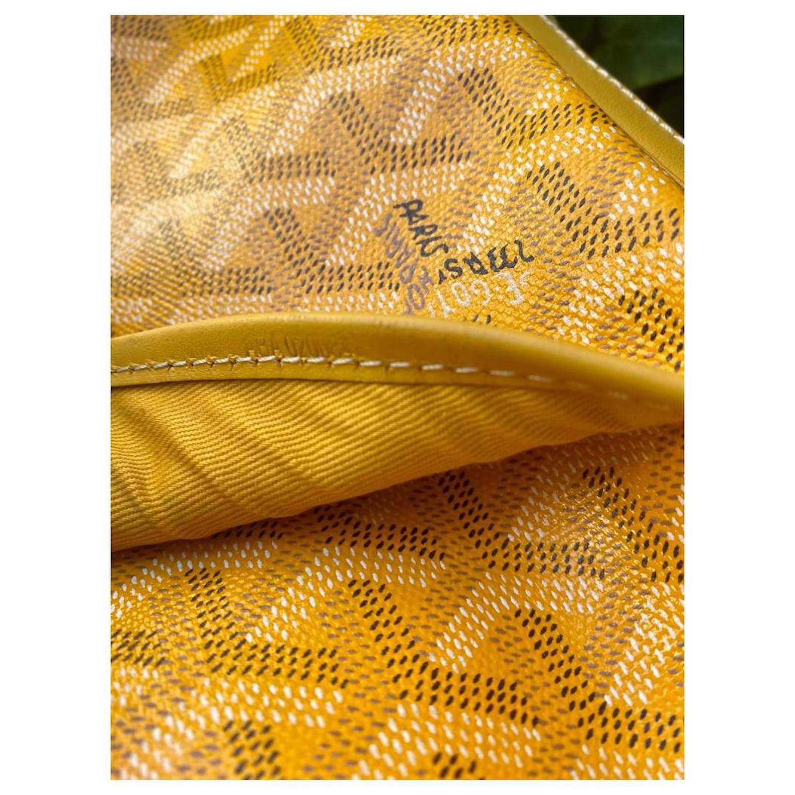 Goyard Yellow Ambassade large briefcase ref.662972 - Joli Closet