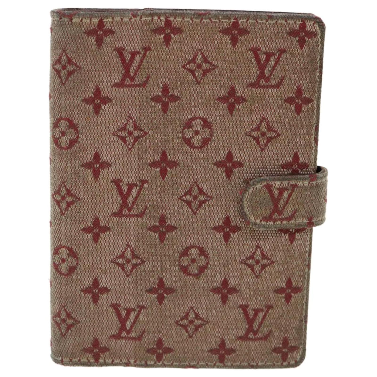 LOUIS VUITTON Monogram Mini Agenda PM 2set Day Planner Cover Green