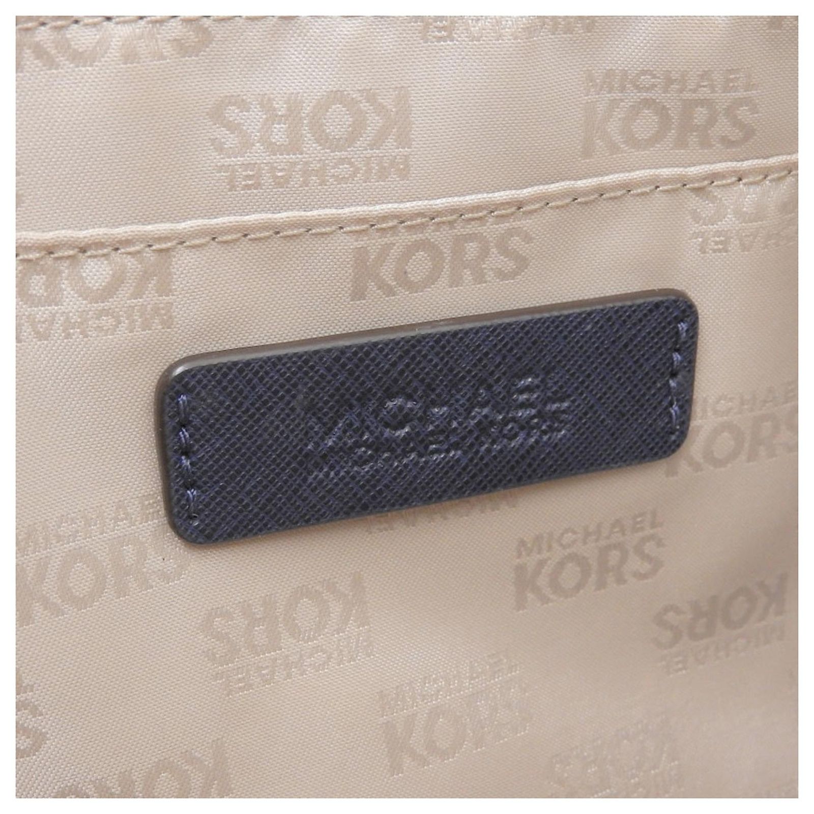Michael Kors Navy blue Leather ref.663224 - Joli Closet