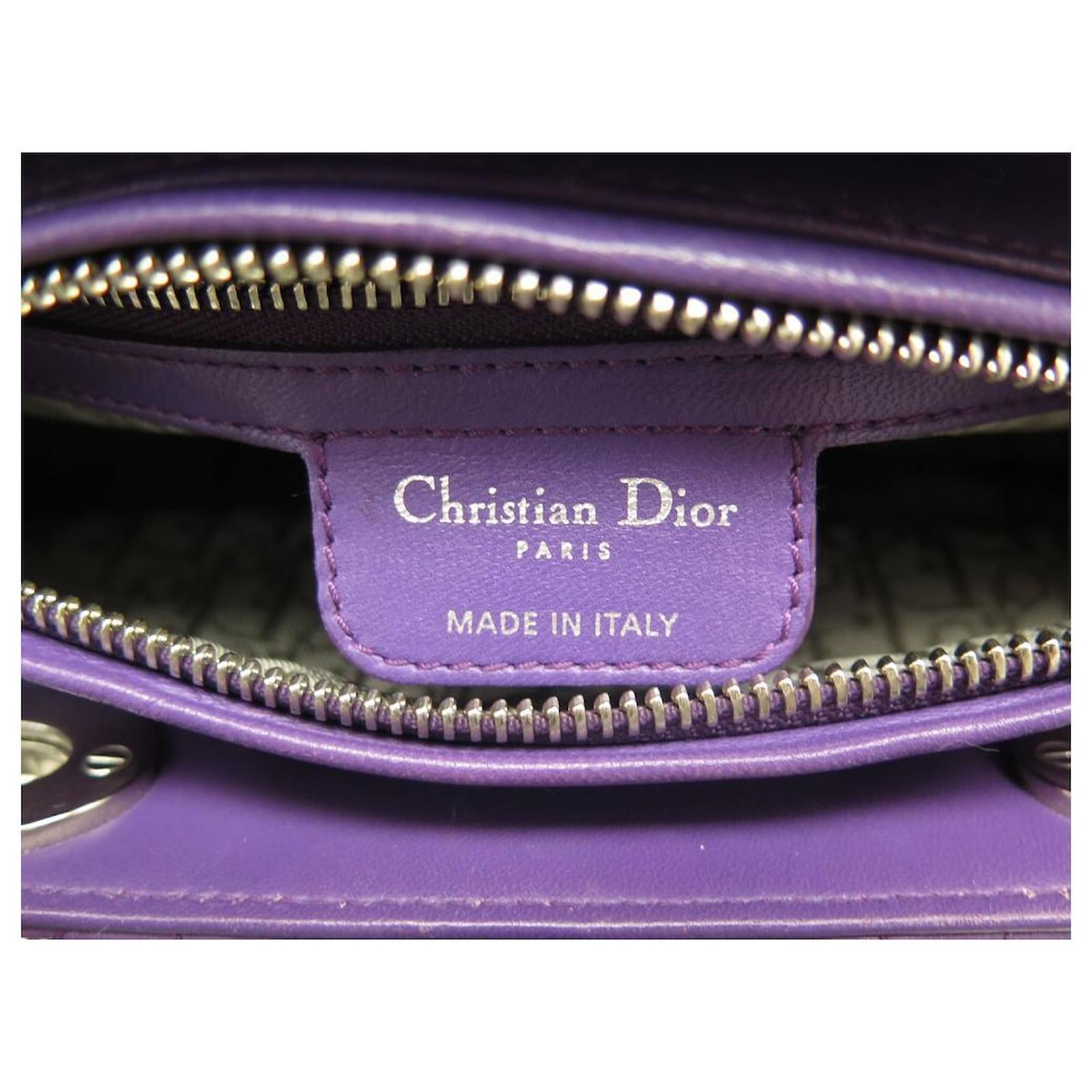 Christian Dior 2011 Purple Panarea Tote Shoulder Bag · INTO