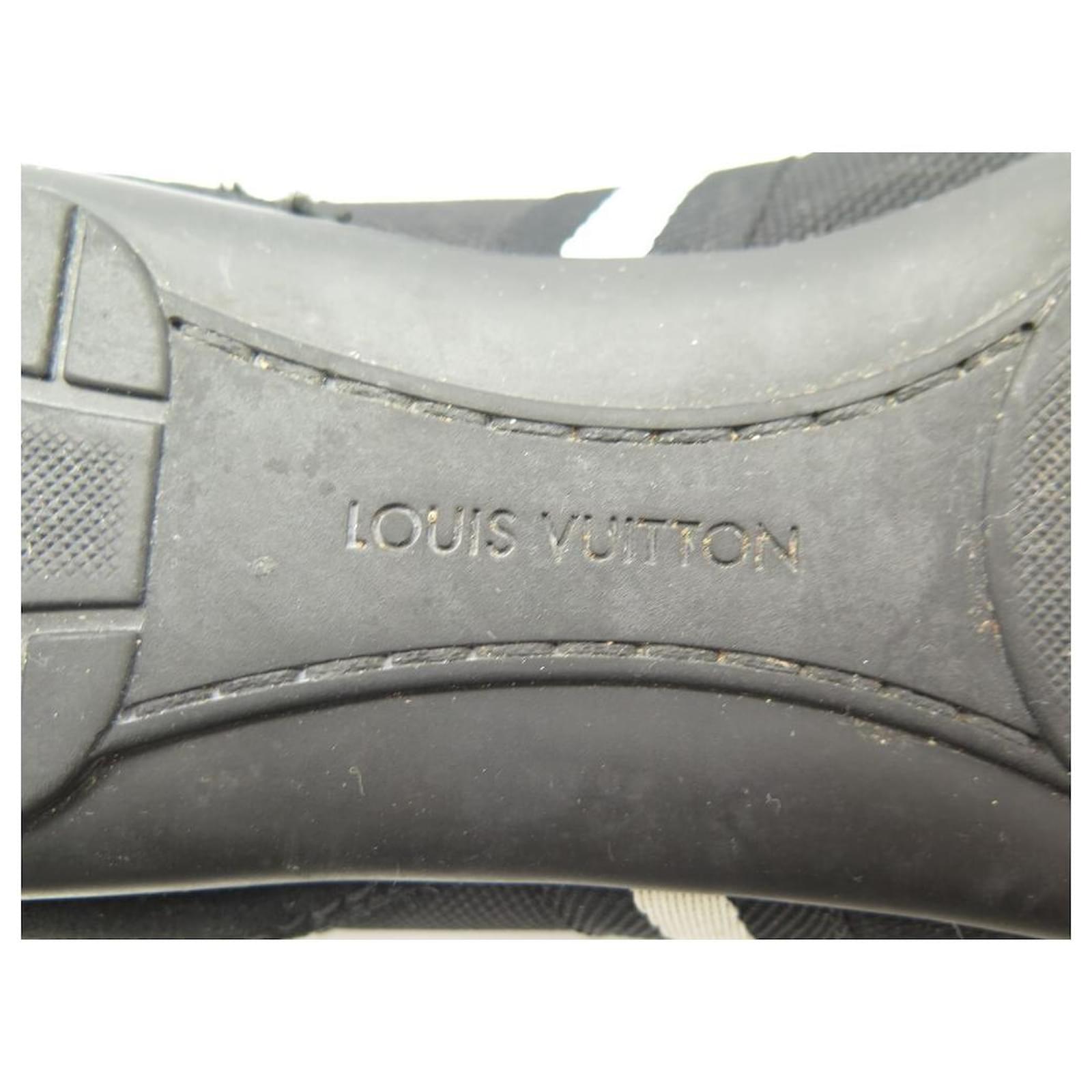 LOUIS VUITTON IMPULSE SHOES 10 44 CANVAS SUEDE SNEAKERS SNEAKERS SHOES  Black Leather ref.663539 - Joli Closet