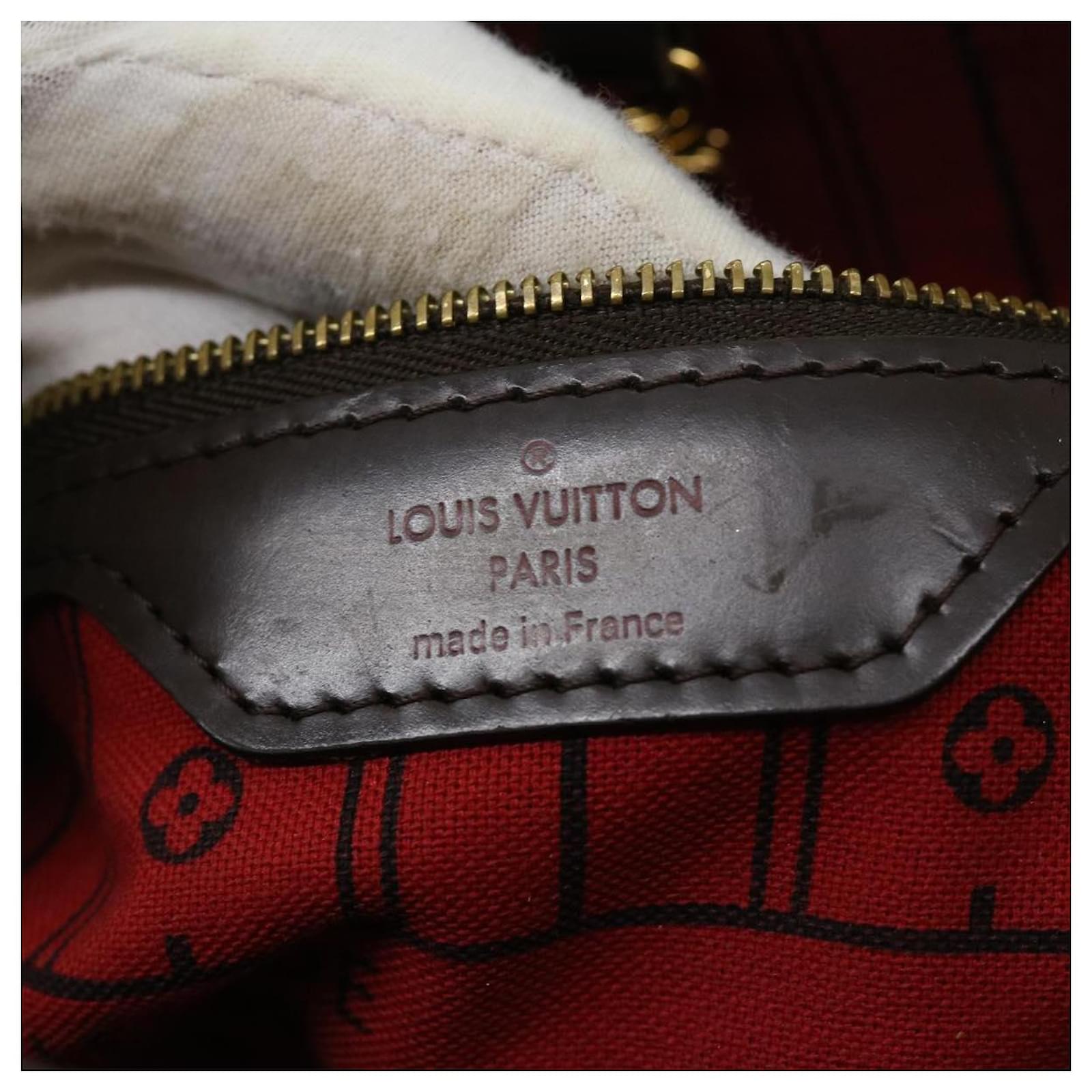 Louis-Vuitton-Damier-Ebene-Neverfull-MM-Tote-Bag-N41358 – dct