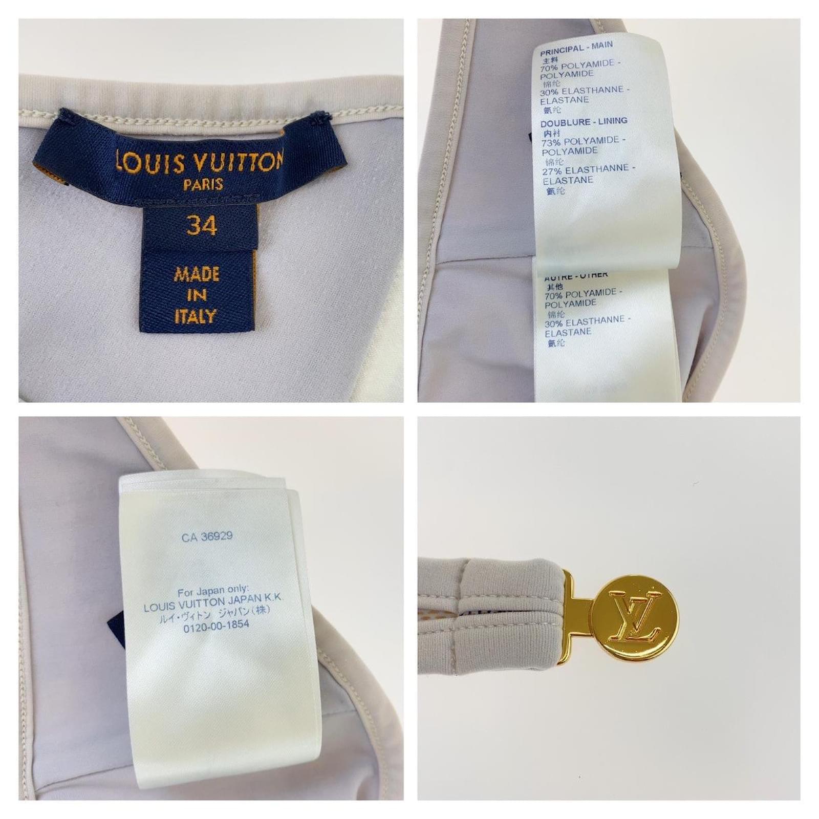 Louis Vuitton Swimwear White Nylon Polyurethane ref.557990 - Joli