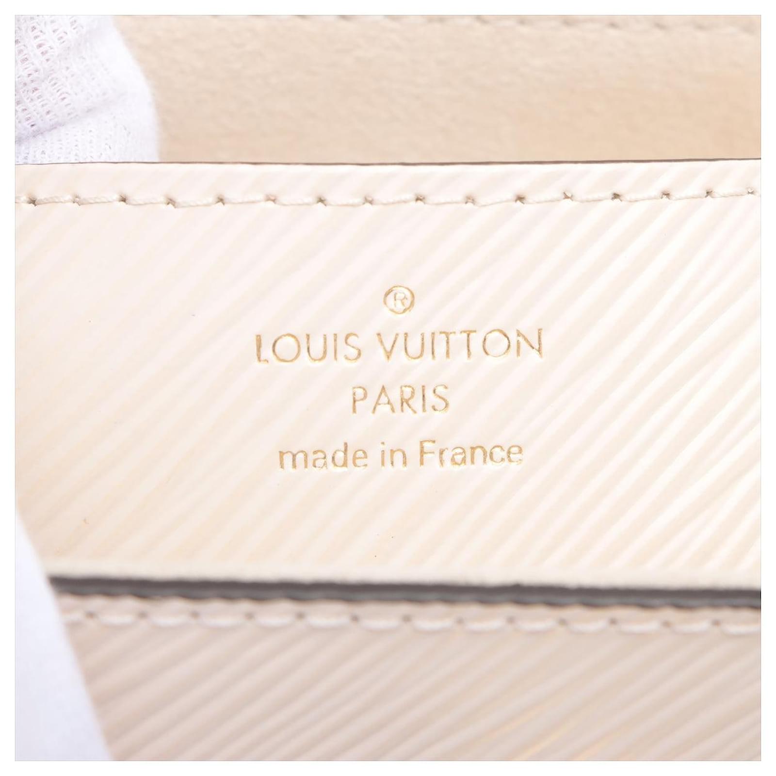 Louis Vuitton Epi Twist MM Epi Quartz Beige Leather ref.664669