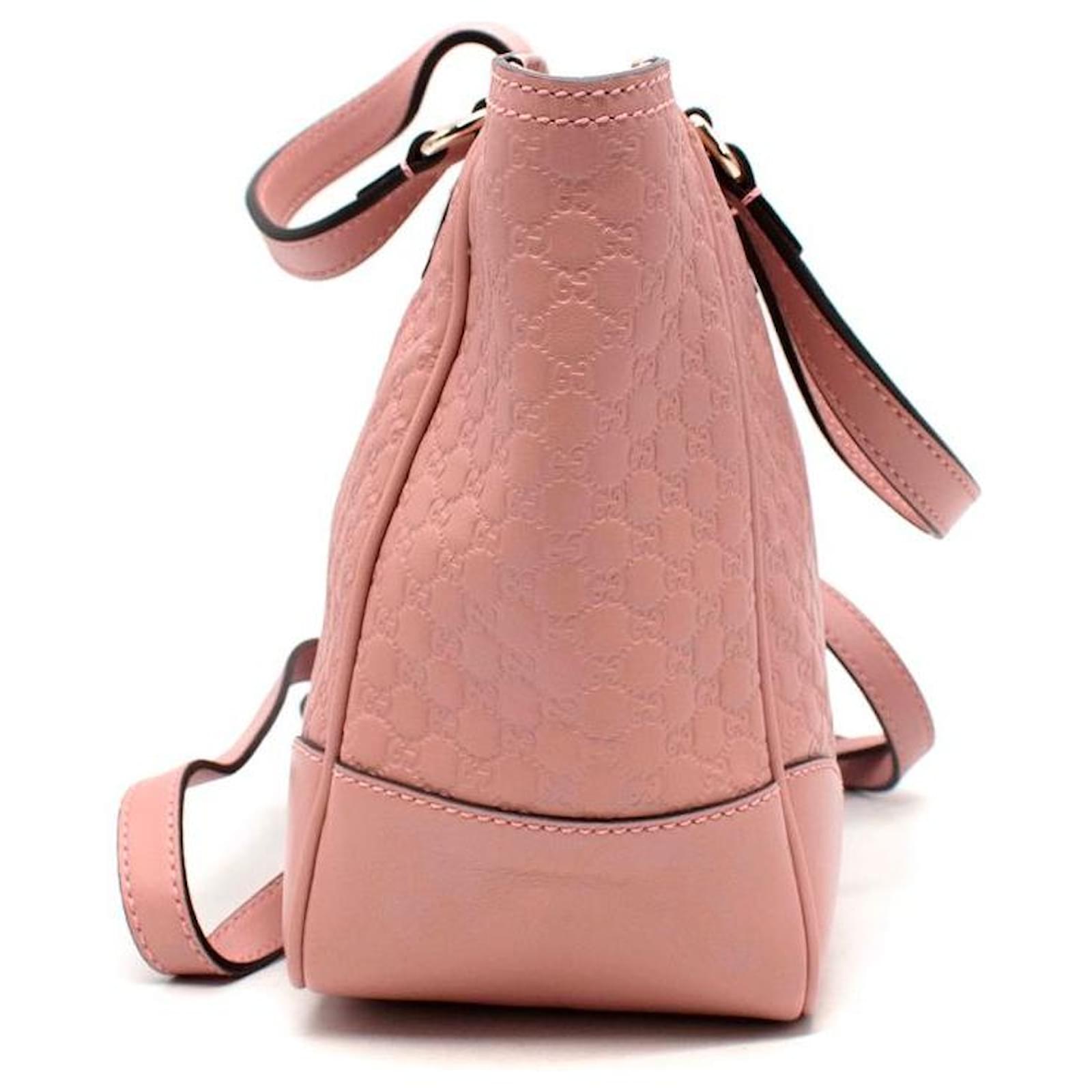 Gucci Pink GG Monogram Leather Bag For Sale at 1stDibs  gucci pink handbag,  pink gucci monogram bag, gucci pink leather bag