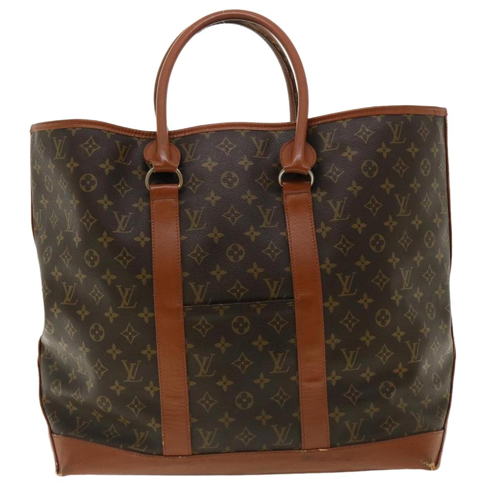 Louis Vuitton Monogram Sac Weekend GM Vintage Tote Bag M42420