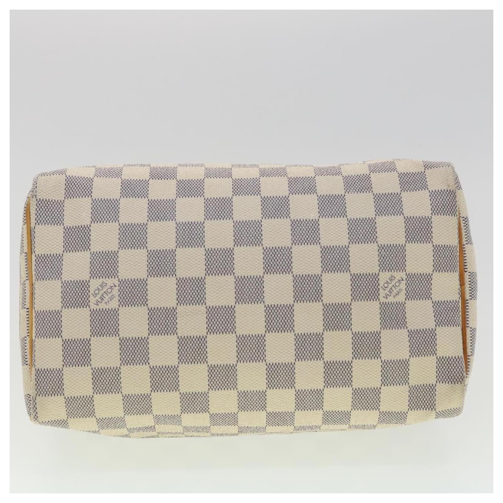 LOUIS VUITTON Damier Azur Speedy Bandouliere 25 Hand Bag N41374 LV Auth  32436 ref.698574 - Joli Closet