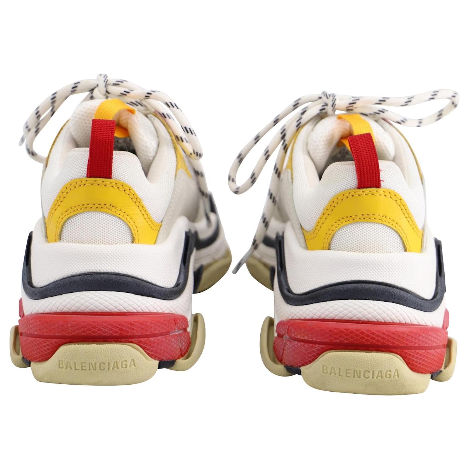 Balenciaga triple s cream yellow on sale