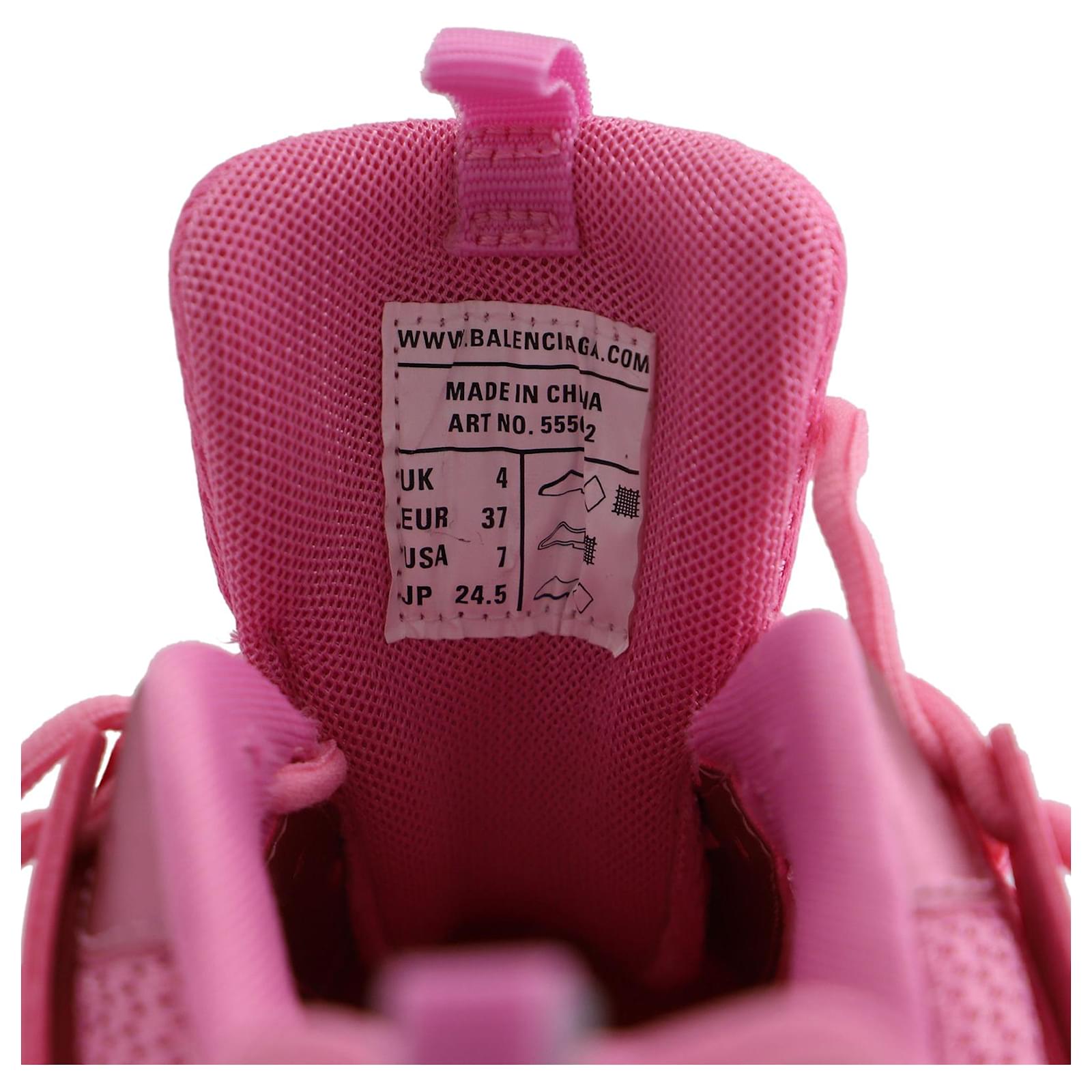First Balenciaga Track Led Sneakers Pink Polyurethane Plastic ref.666798 - Joli Closet