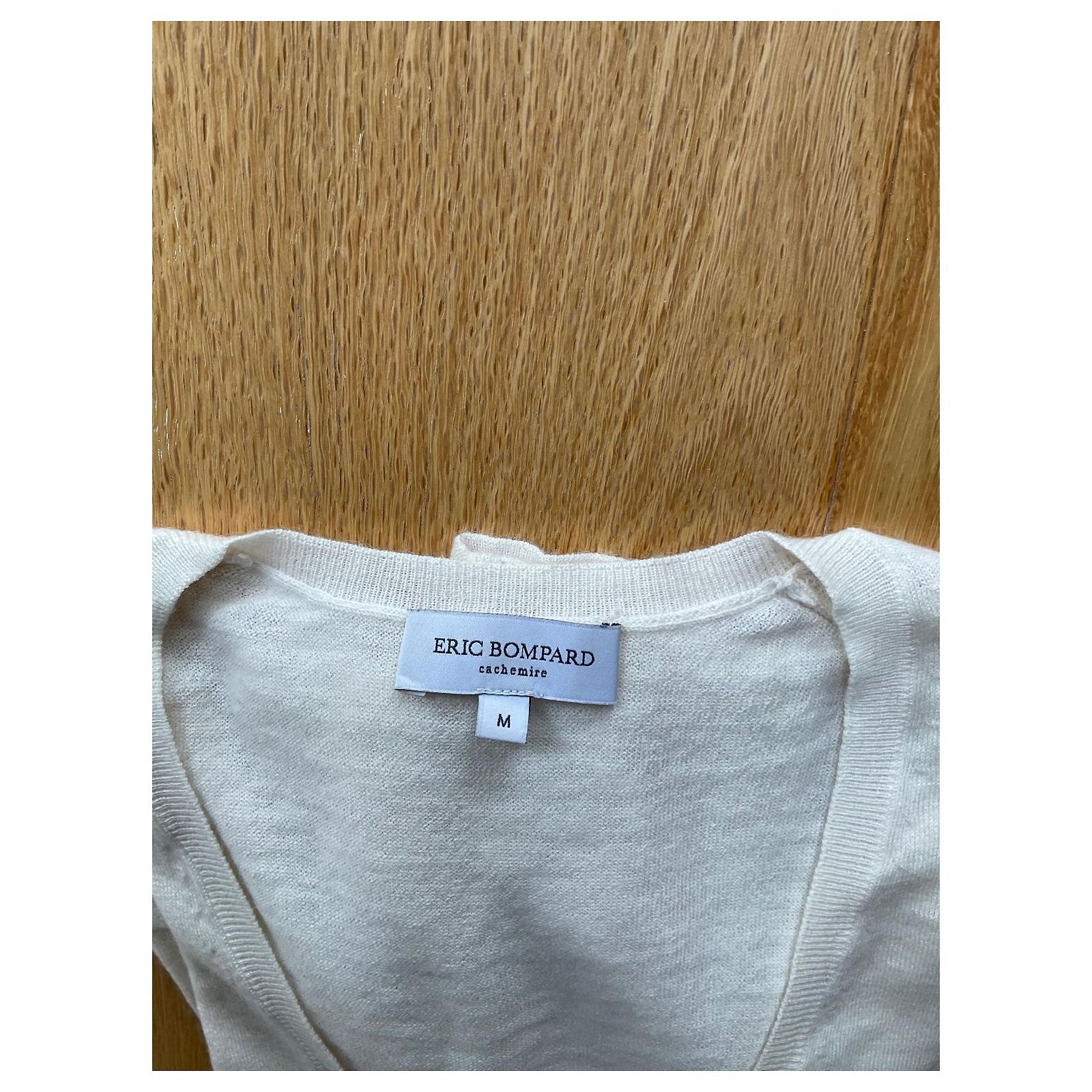 Pull J.Crew 100% Cachemire Blanc Cassé - Taille XS - Style Cardigan - Occasion Très Bon état