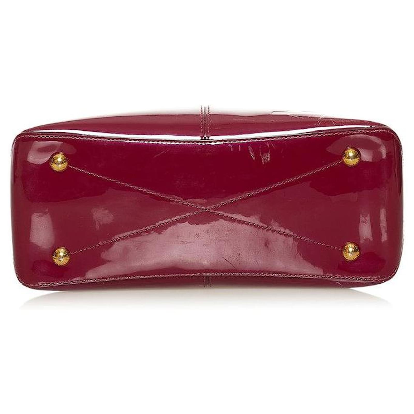 louis vuitton Monogram Vernis Miroir Tote Bag purple Leather Patent leather  ref.667530 - Joli Closet
