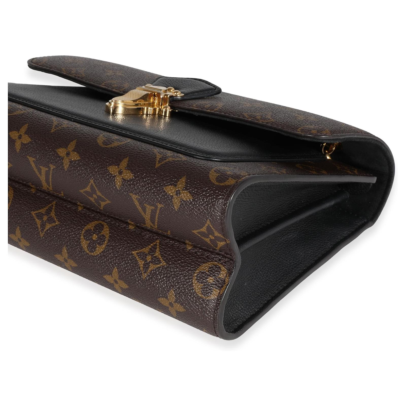 Louis VUITTON Bolso Victoire de lona Monogram y piel ne…