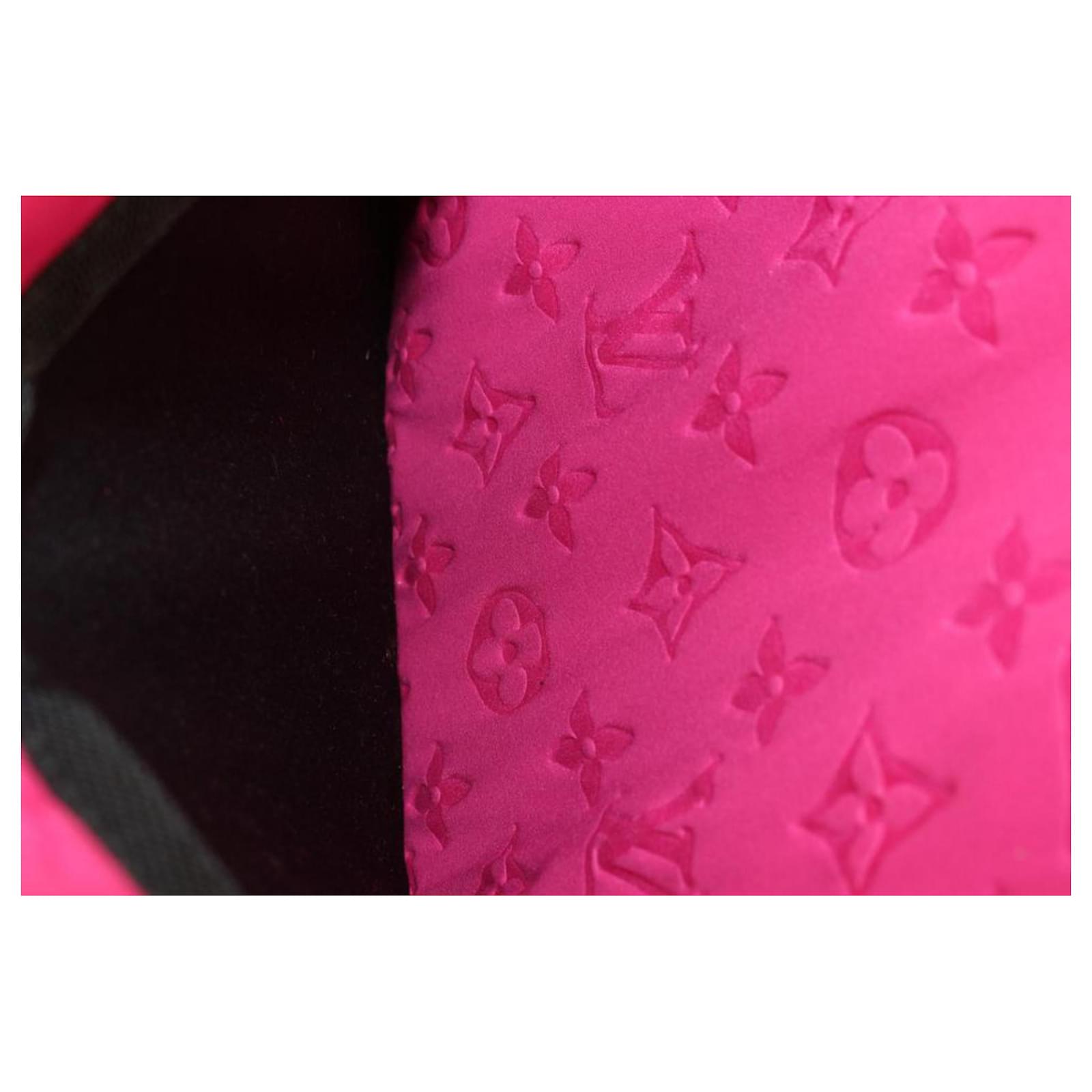 Louis Vuitton XL Fuchsia Pink Scuba Neverfull GM Neoprene Tote Bag Leather  ref.667783 - Joli Closet