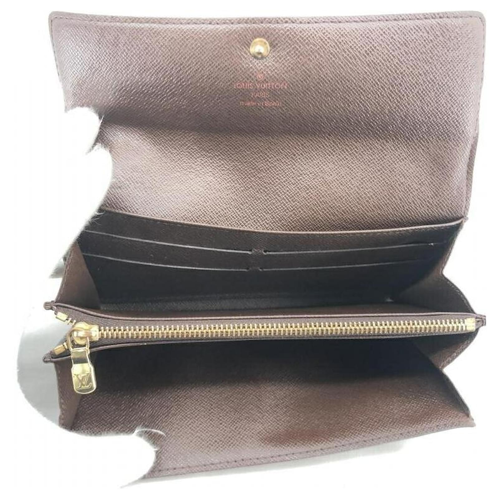 Louis Vuitton Portefeuille Sarah Brown Cloth ref.955181 - Joli Closet