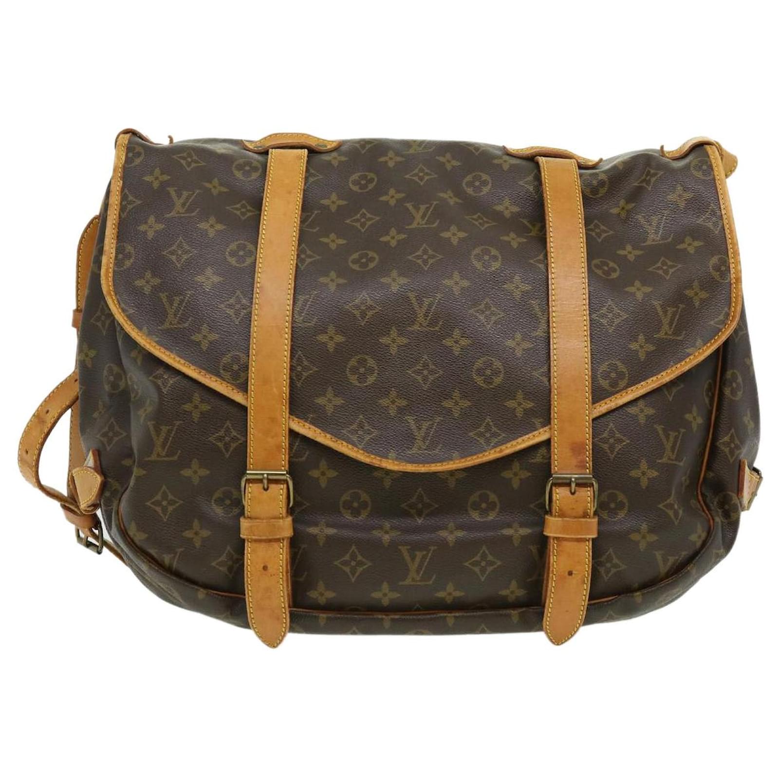 Louis Vuitton Monogram Saumur 43 Shoulder Bag M42252 LV Auth ro431 Cloth  ref.669190 - Joli Closet