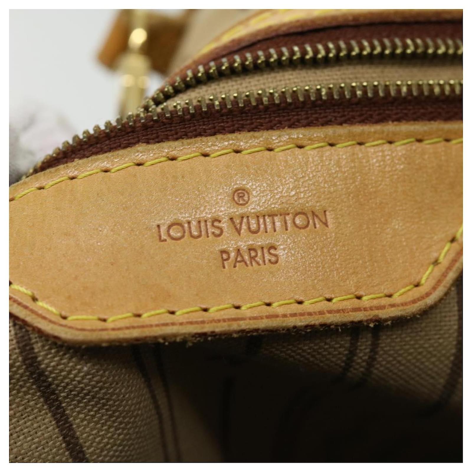 Auth Louis Vuitton Delightful GM Monogram M40354 Guaranteed Tote Hand Bag  LD718