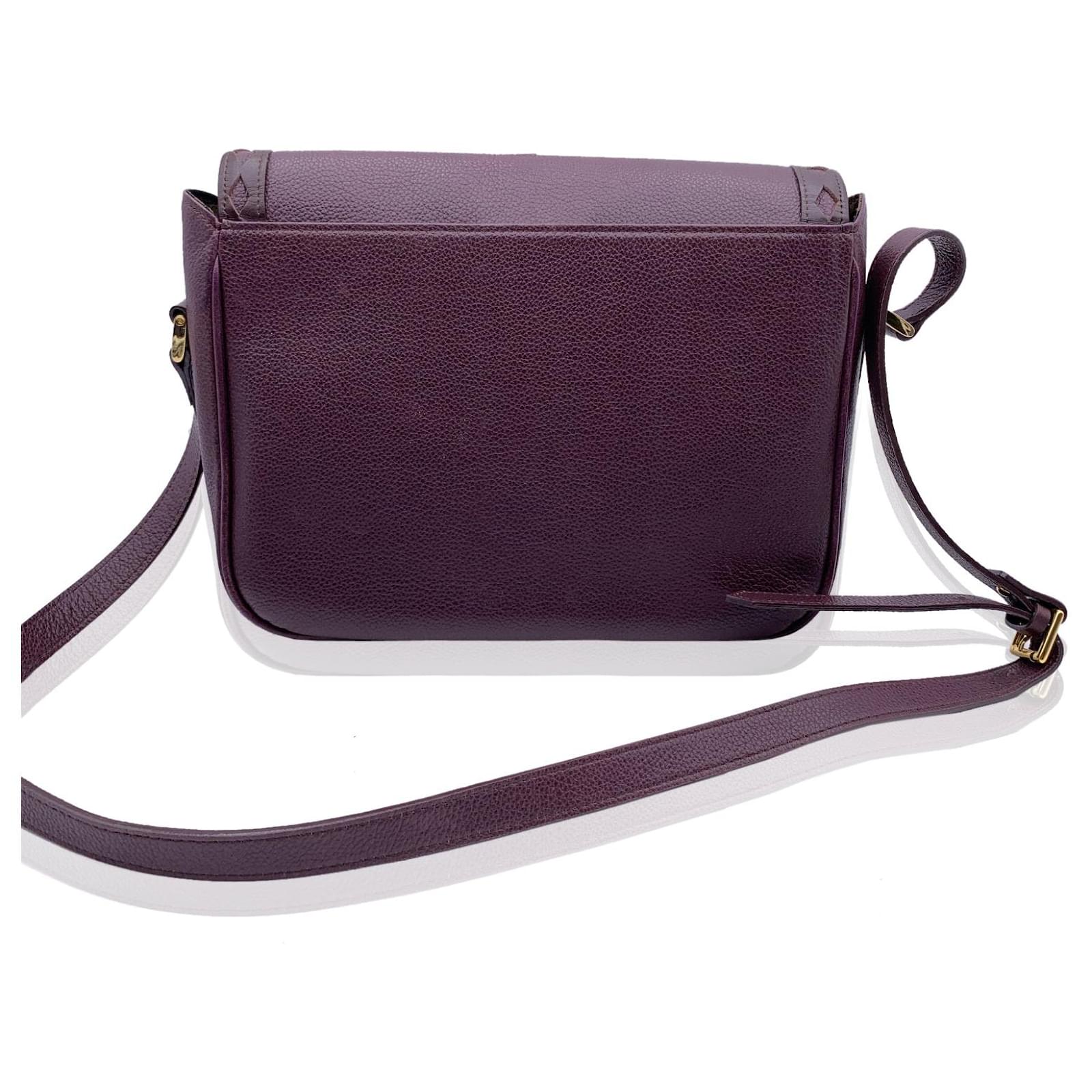 Topshop - Cooper - Sac bandoulière en cuir véritable - Chocolat