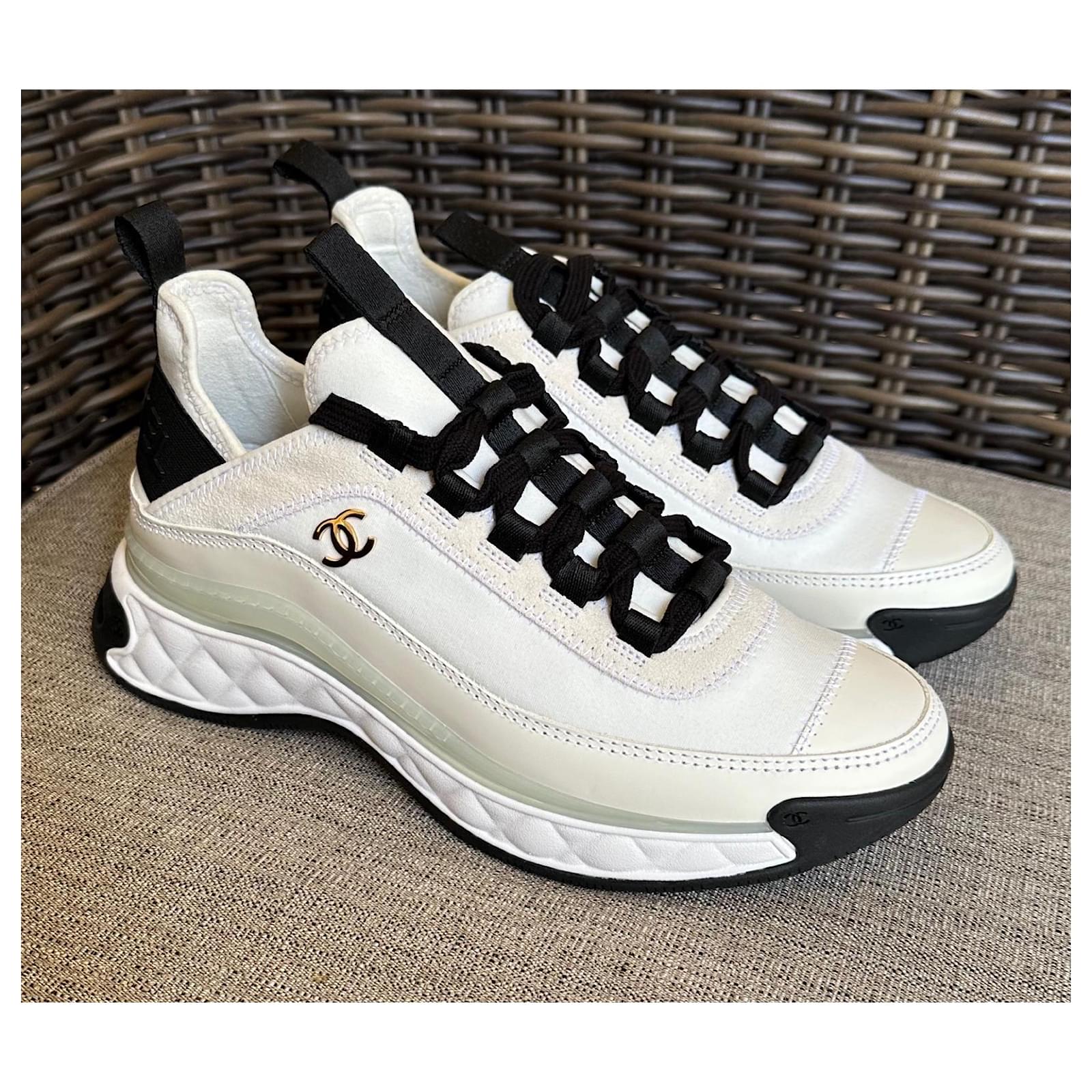 chanel white sneakers 2020