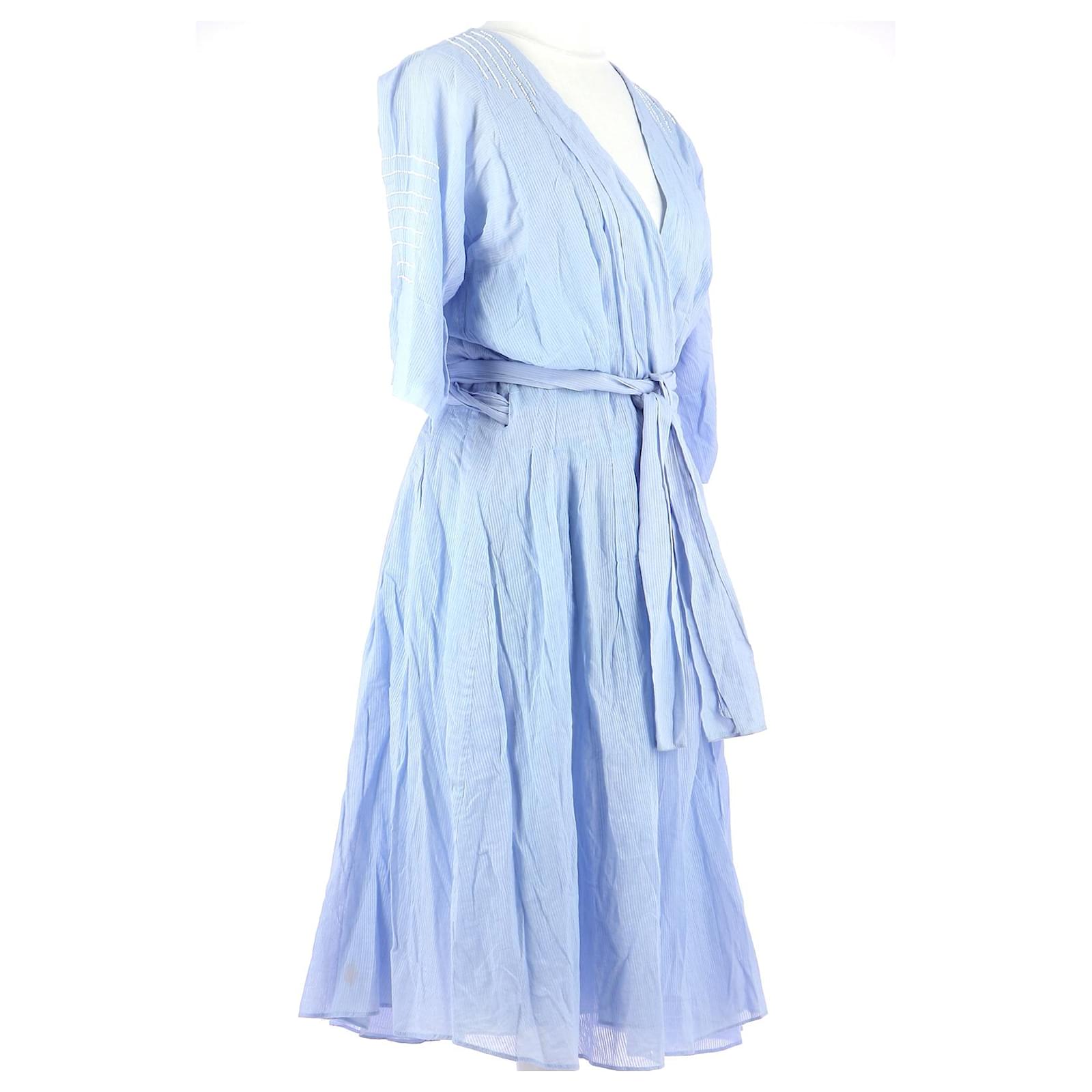 Joseph Robe Coton Bleu clair ref.669860 - Joli Closet