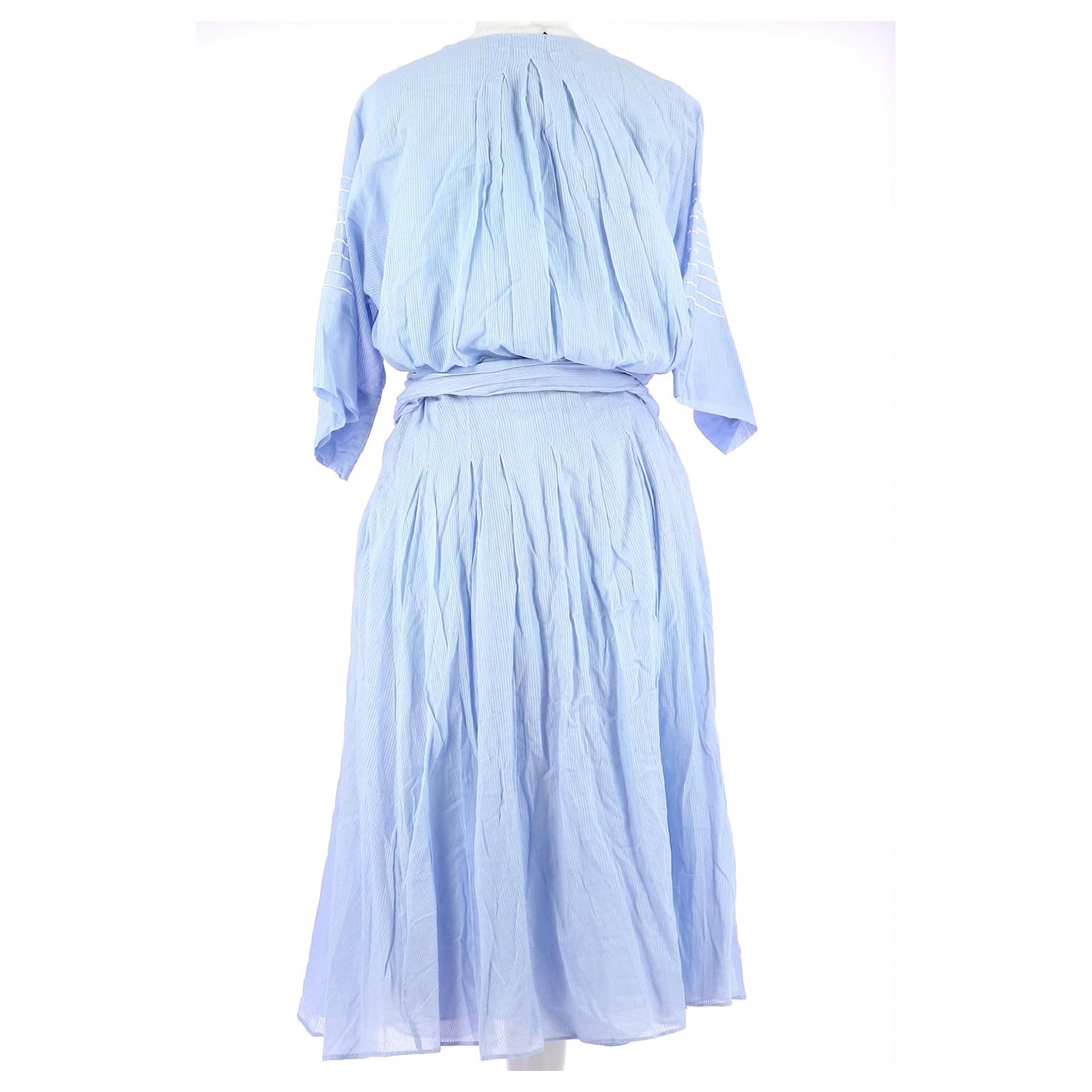 Joseph Robe Coton Bleu clair ref.669860 - Joli Closet