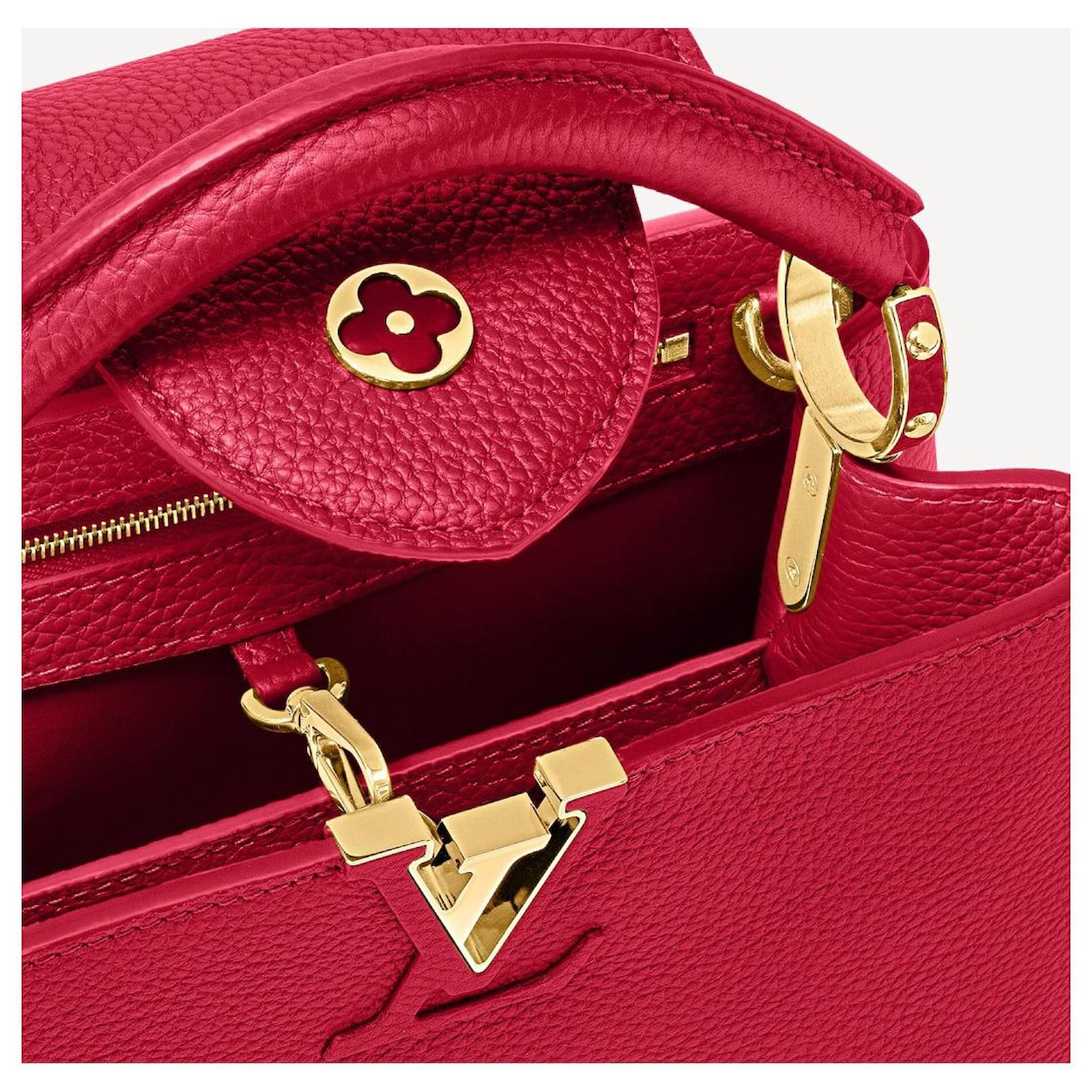 Louis Vuitton Red Capucines BB