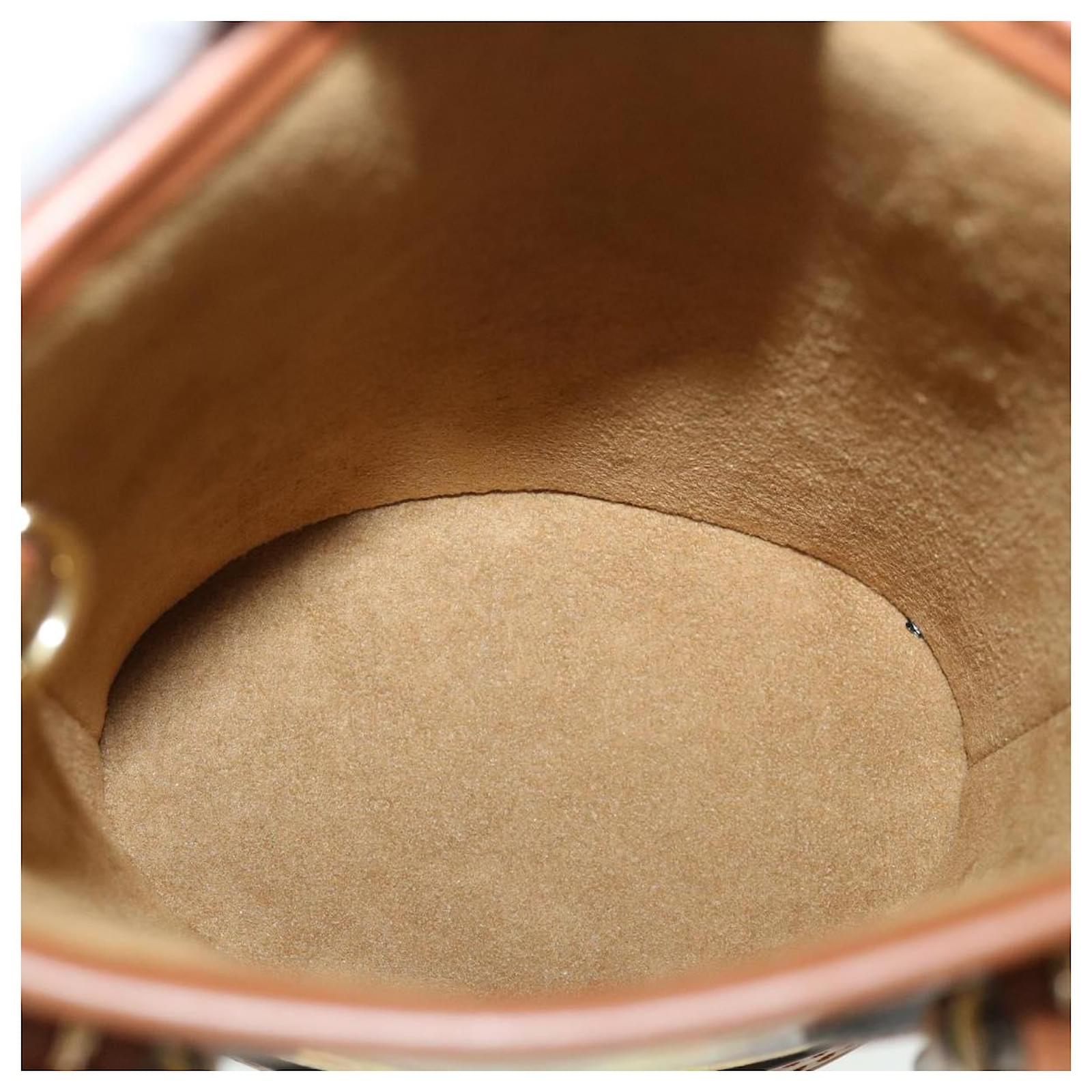 LOUIS VUITTON Nano bucket Shoulder Bag Gold Multicolor M81724 LV