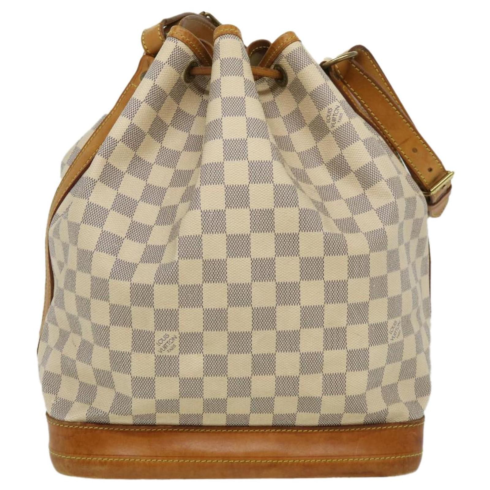 LOUIS VUITTON Damier Azur Noe Shoulder Bag N42222 LV Auth yk5082