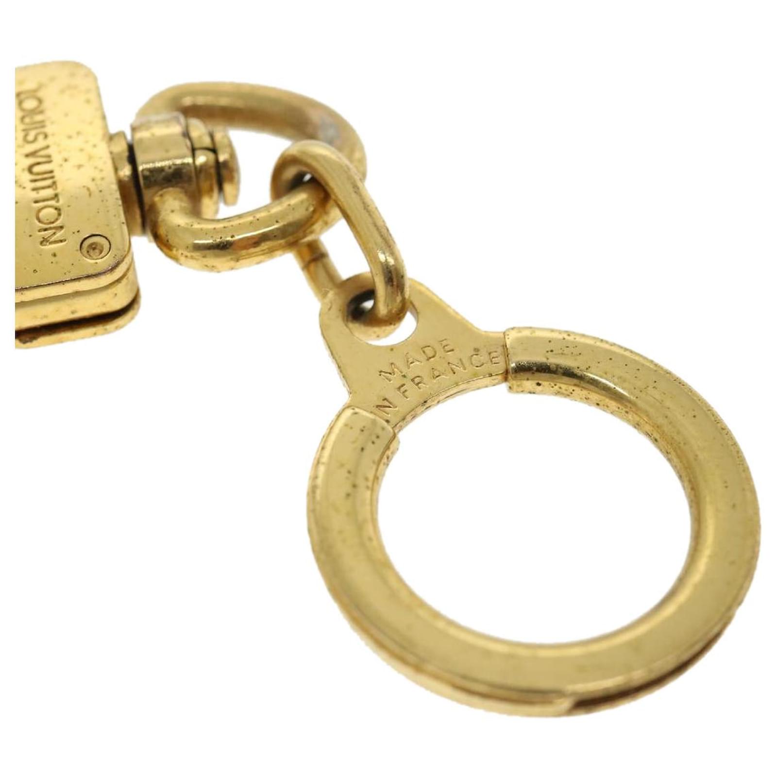 LOUIS VUITTON Anneau Cles Key Ring Gold Tone M62694 LV Auth br436