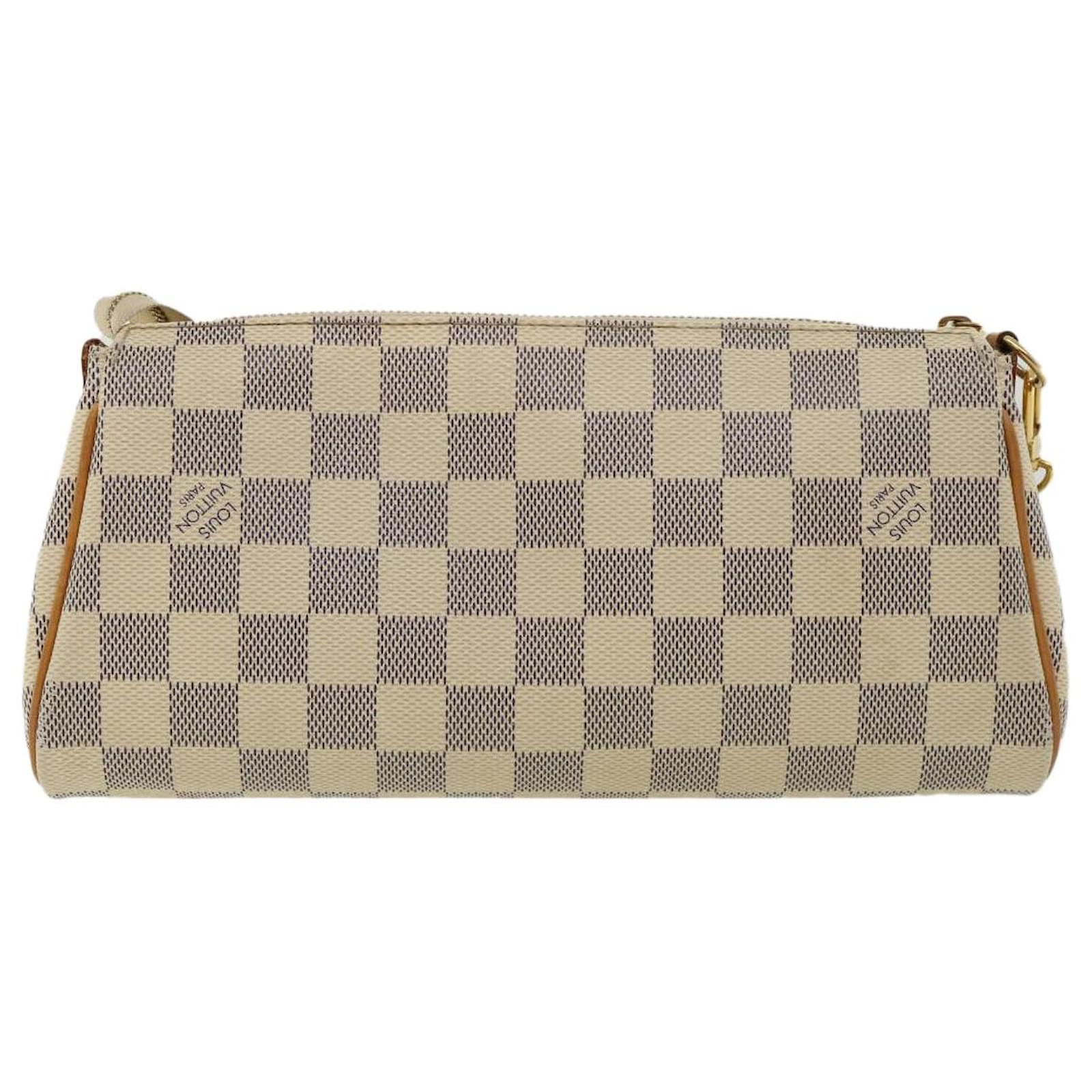 LOUIS VUITTON Damier Azur Eva Shoulder Bag 2way N55214 LV Auth 46652