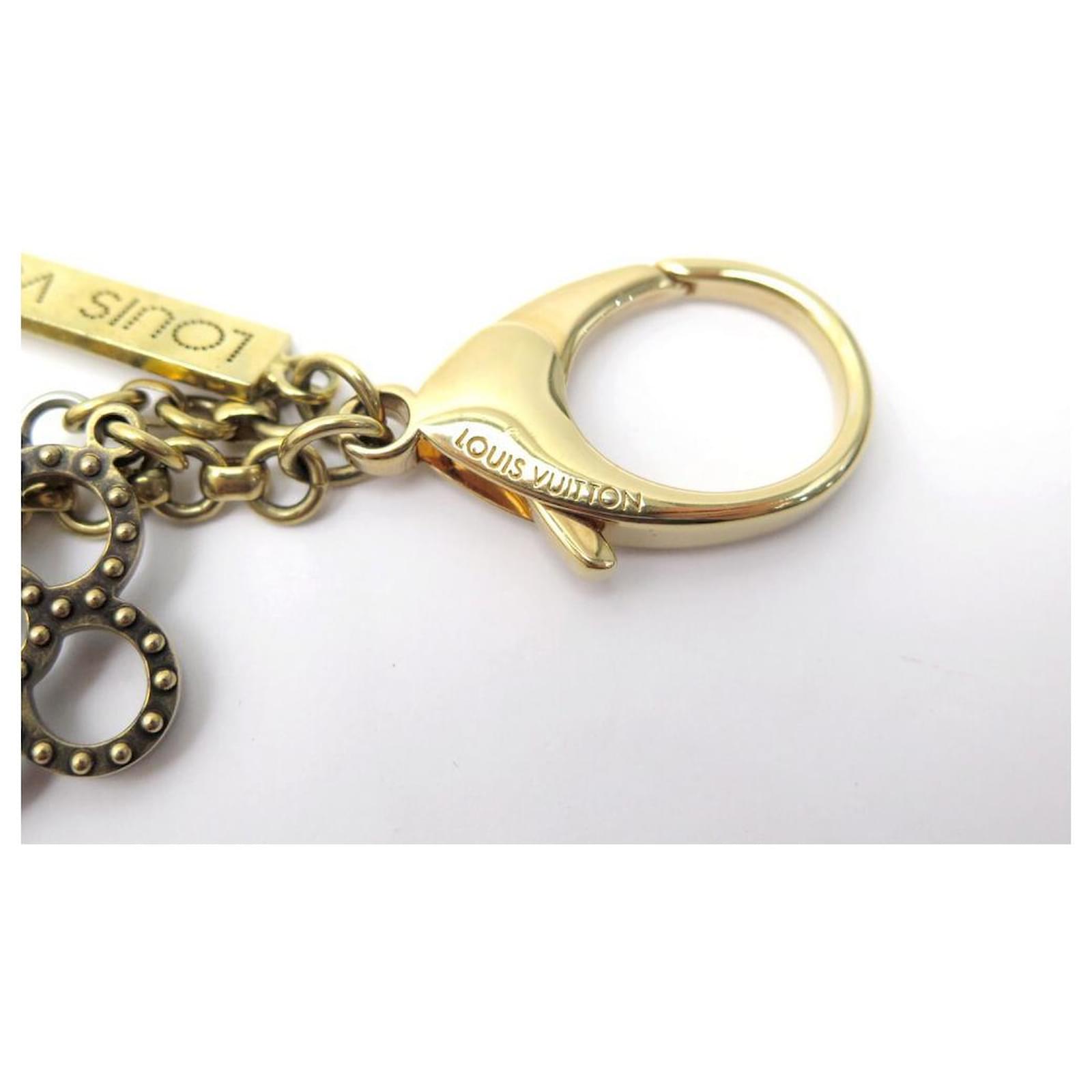 Louis Vuitton Tapage Three Tone Metal Key Ring/ Bag Charm Louis Vuitton