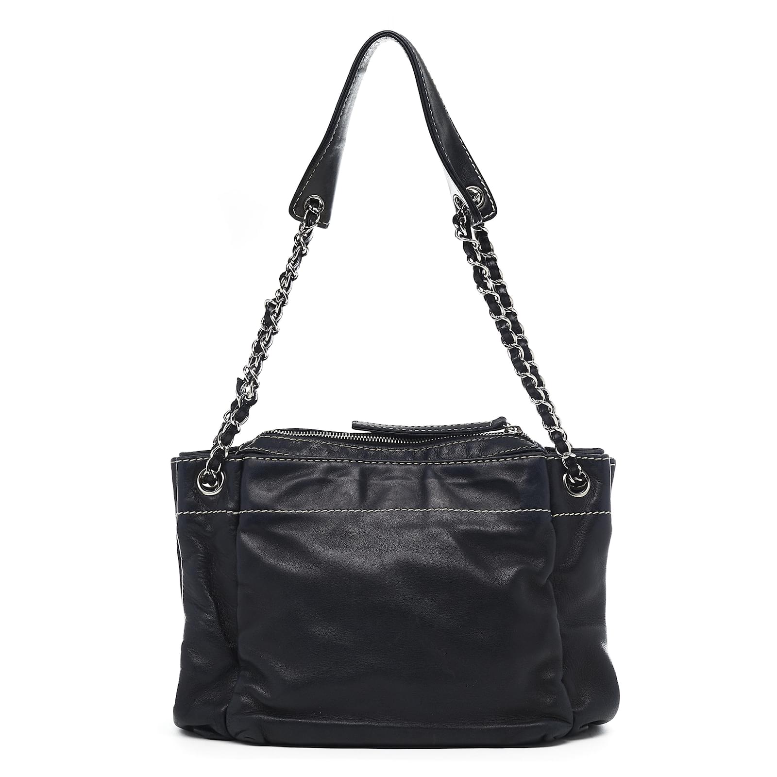 Chanel vintage Black Leather ref.671268 - Joli Closet