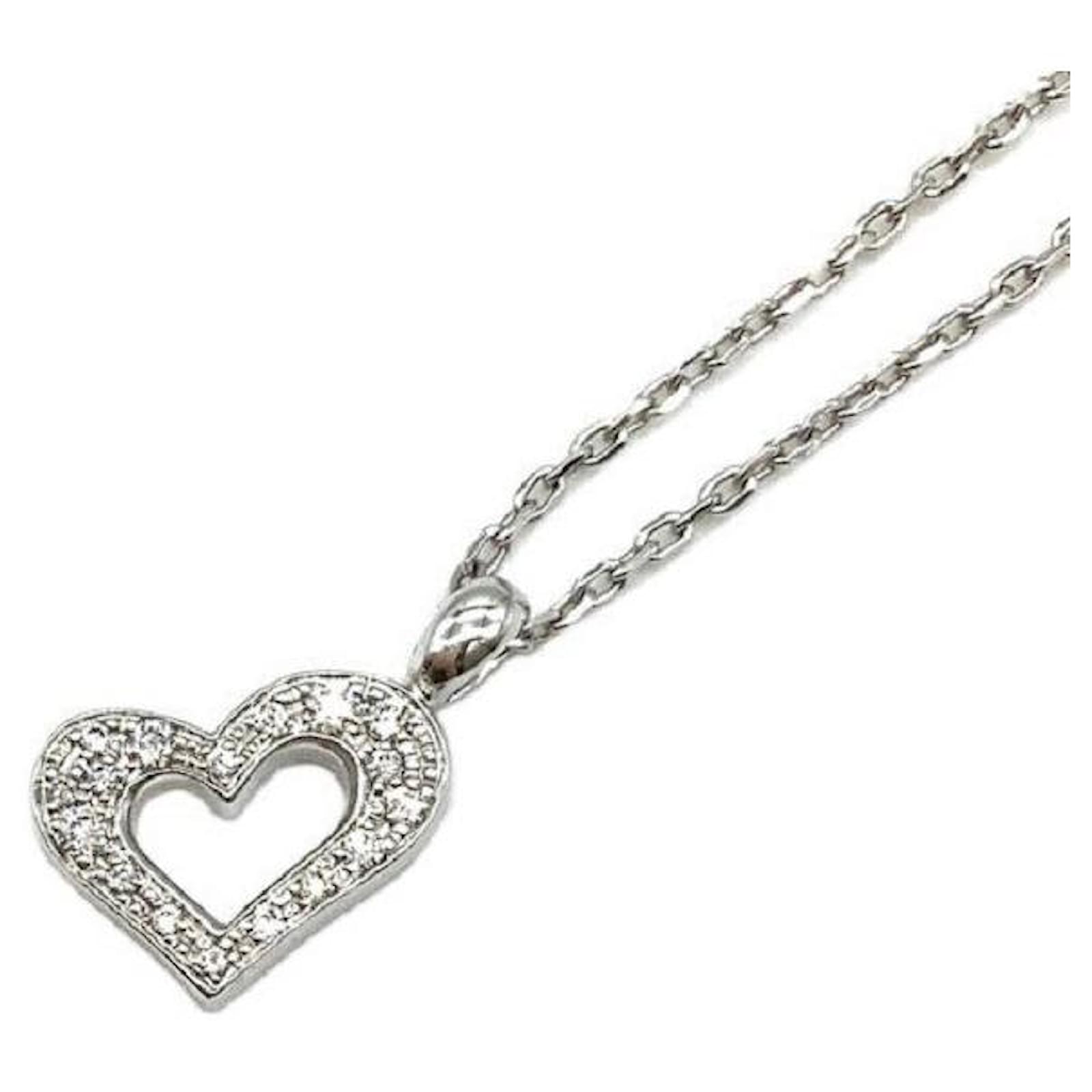 *Piaget Limelight Diamond Necklace Pendant K18WG Women's Jewelry