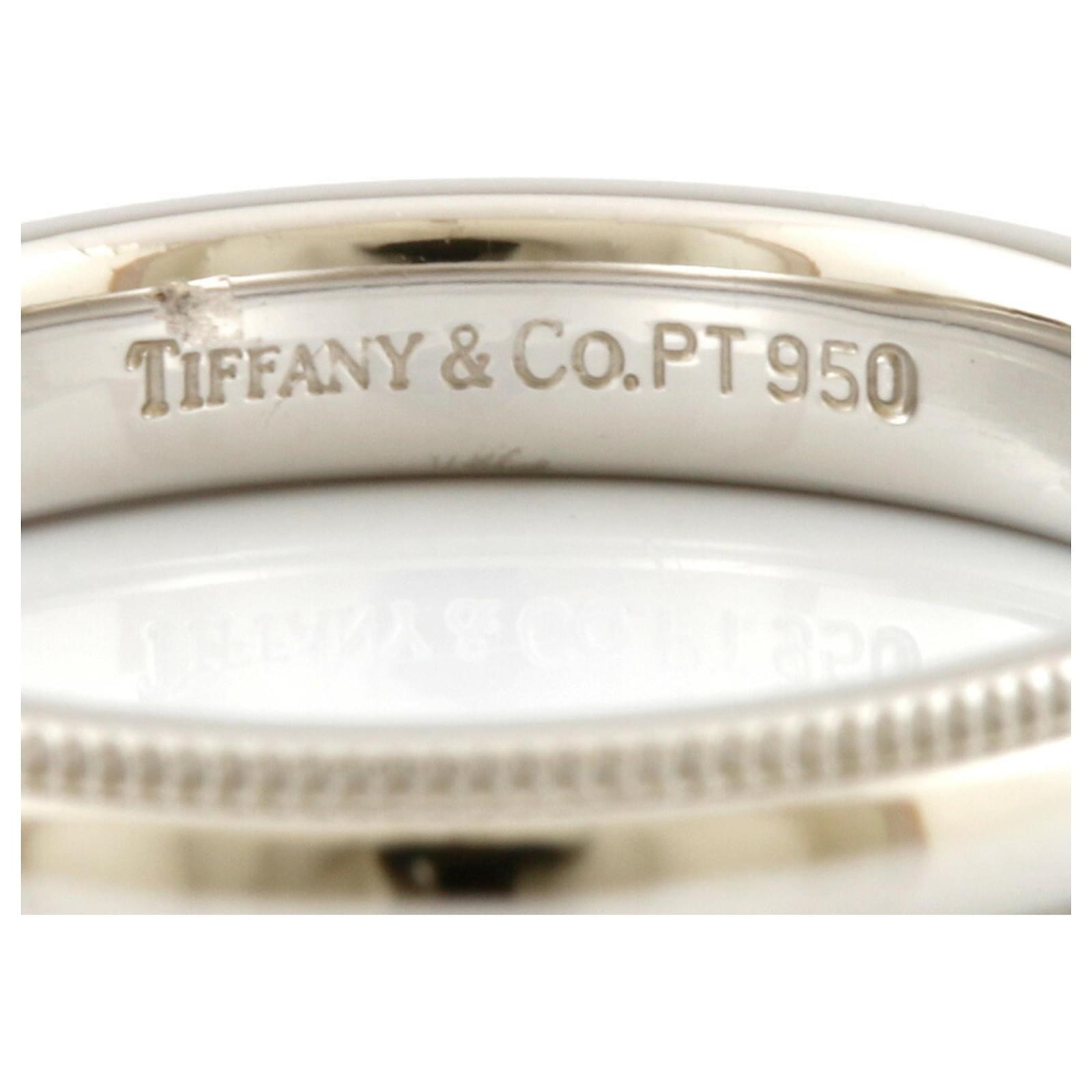 TIFFANY & CO. Milgrain Silvery Platinum ref.672880 - Joli Closet