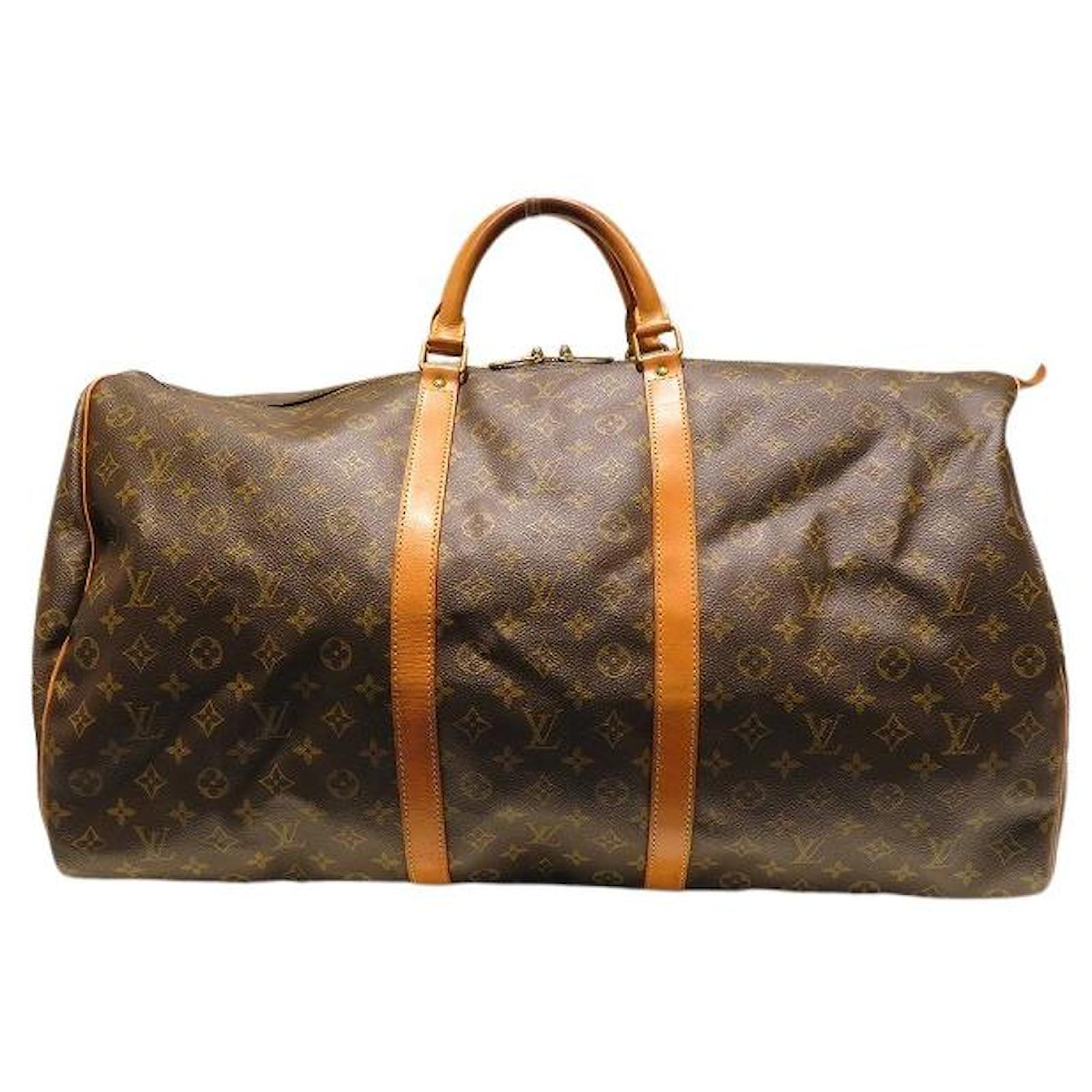 Louis Vuitton Keepall 60 Brown Cloth ref.672992 - Joli Closet