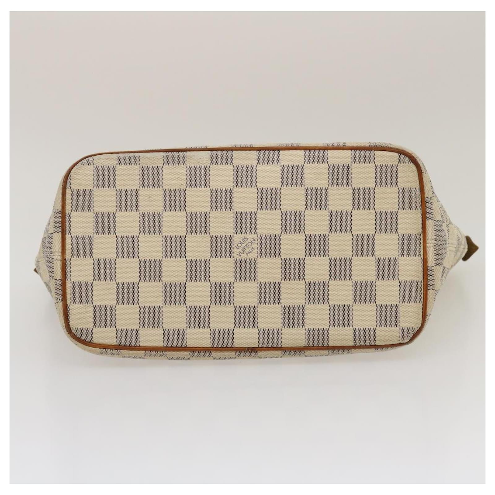 LOUIS VUITTON Damier Azur Saleya PM Tote Bag N51186 LV Auth hs1017  ref.673464 - Joli Closet