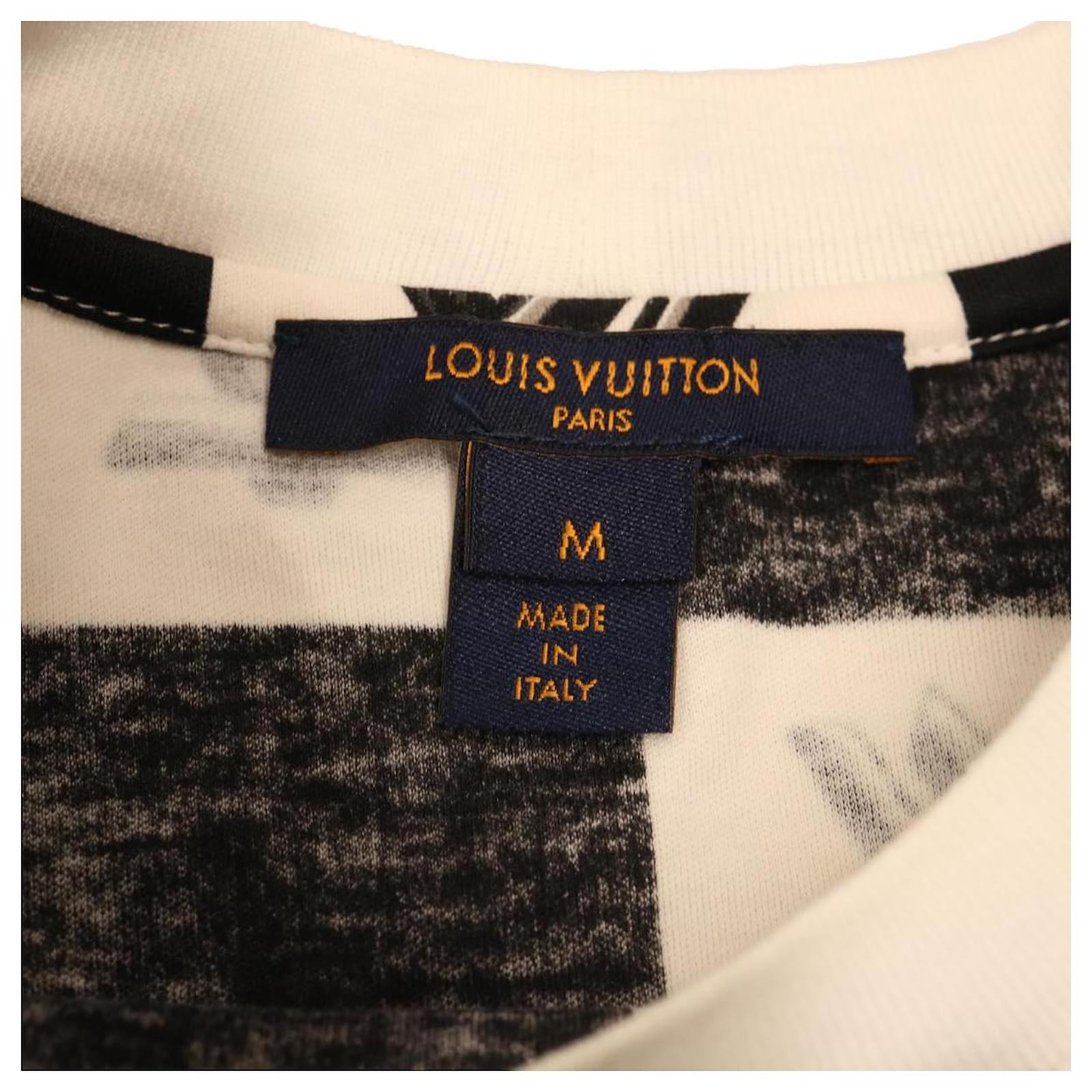 LOUIS VUITTON Holy Mountain Printed T-shirt XS Black 1A5CWP LV Auth ak185A