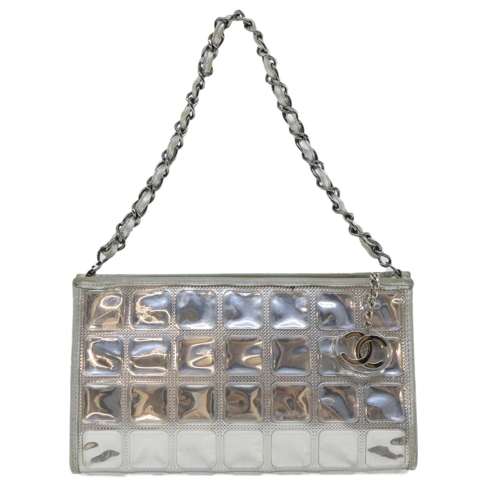 Chanel Vinyl Ice Cube Flap Bag Metallic Silver Silver Hardware – Coco  Approved Studio