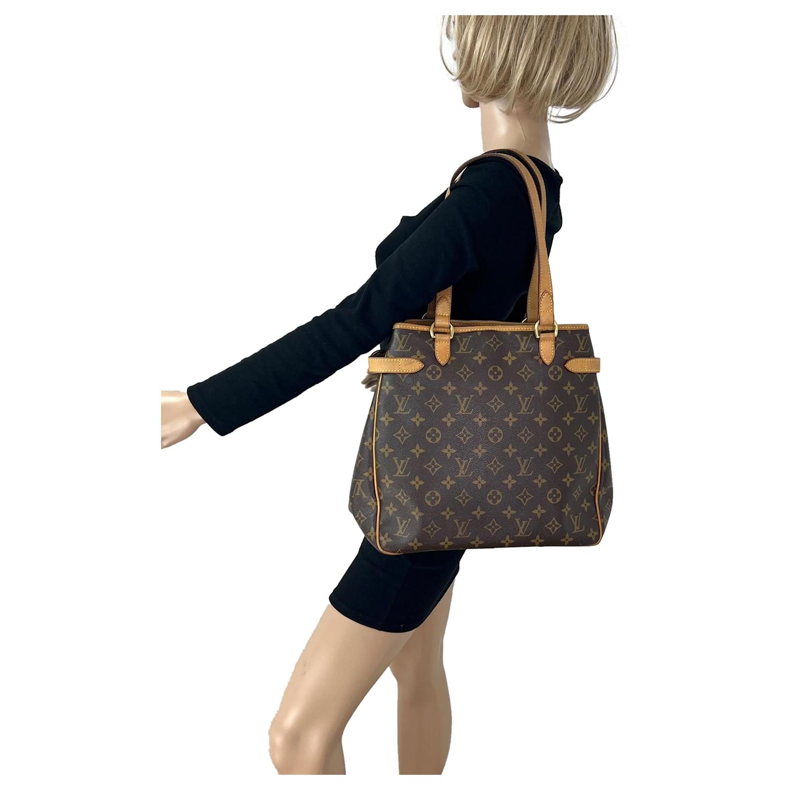 Handbags Louis Vuitton Louis Vuitton Handbag Batignolles Vertical Monogram Canvas M51153 Tote Bag Preowned
